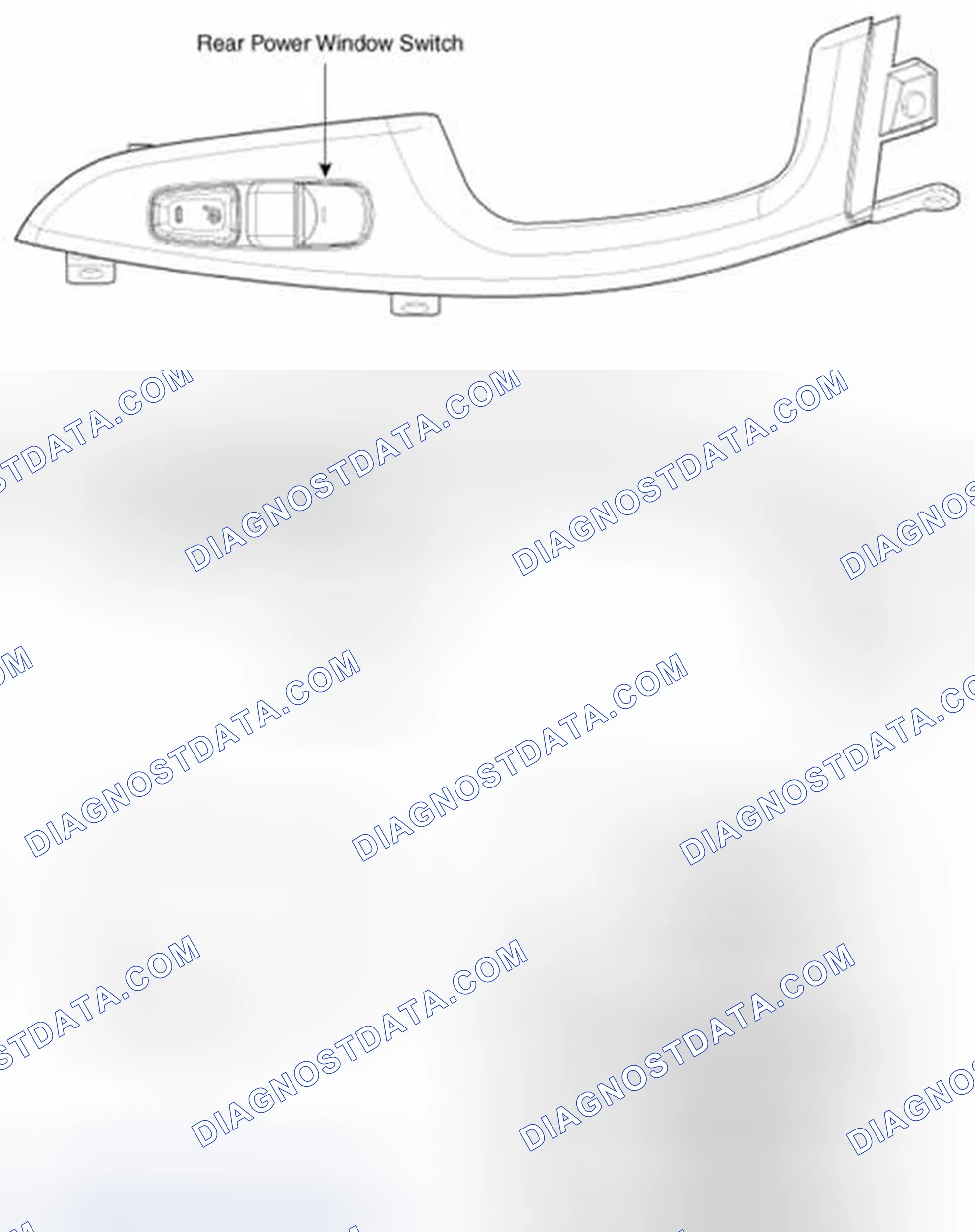 Scheme 10: Rear power window switch
