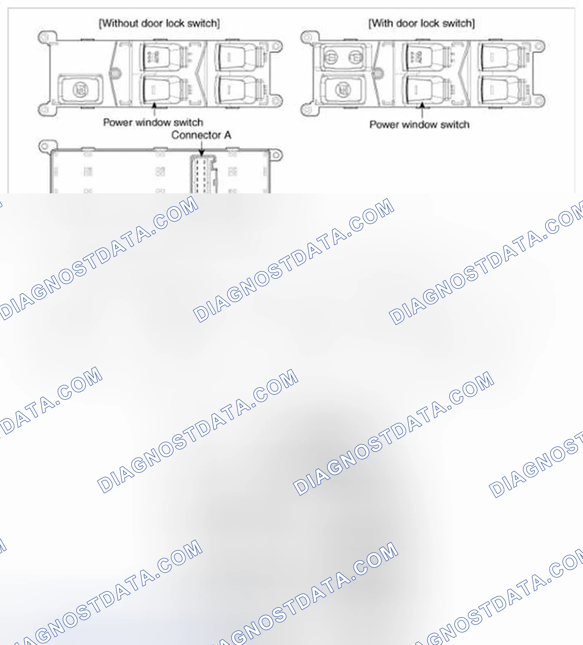 Scheme 8: Driver Power Window Switch