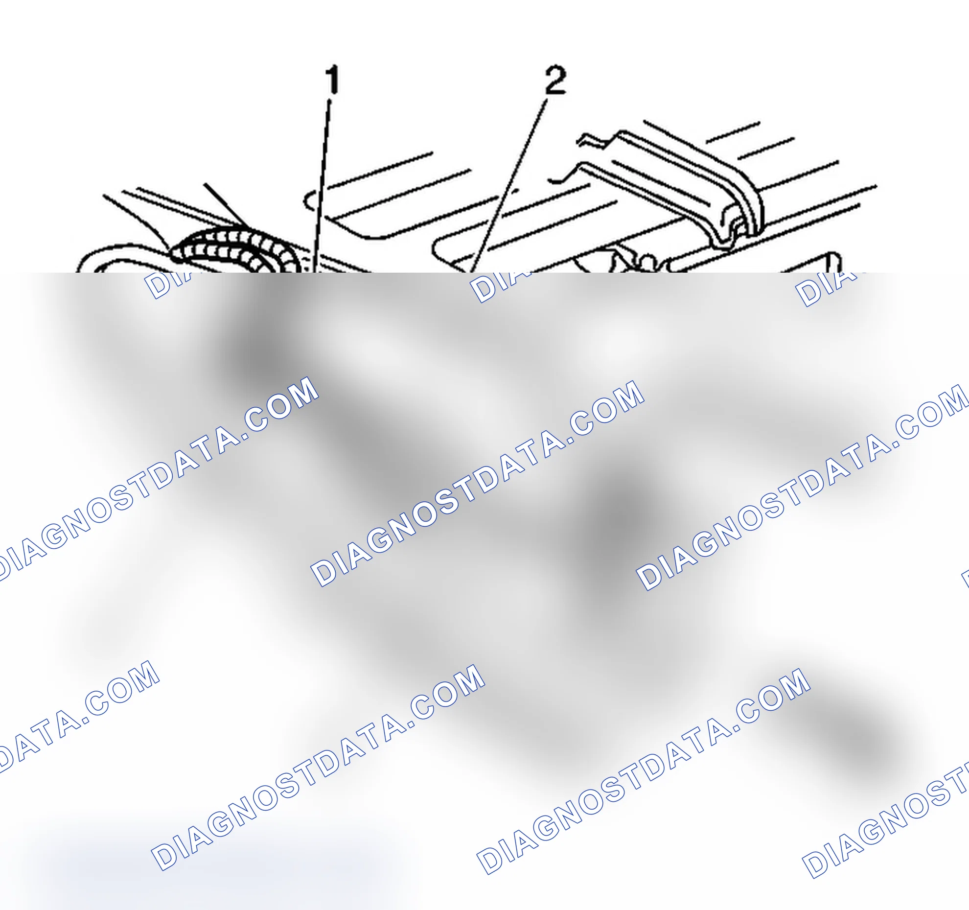 Scheme 12: Identifying Fuel Feed Pipes At Fuel Filter/Pressure Regulator