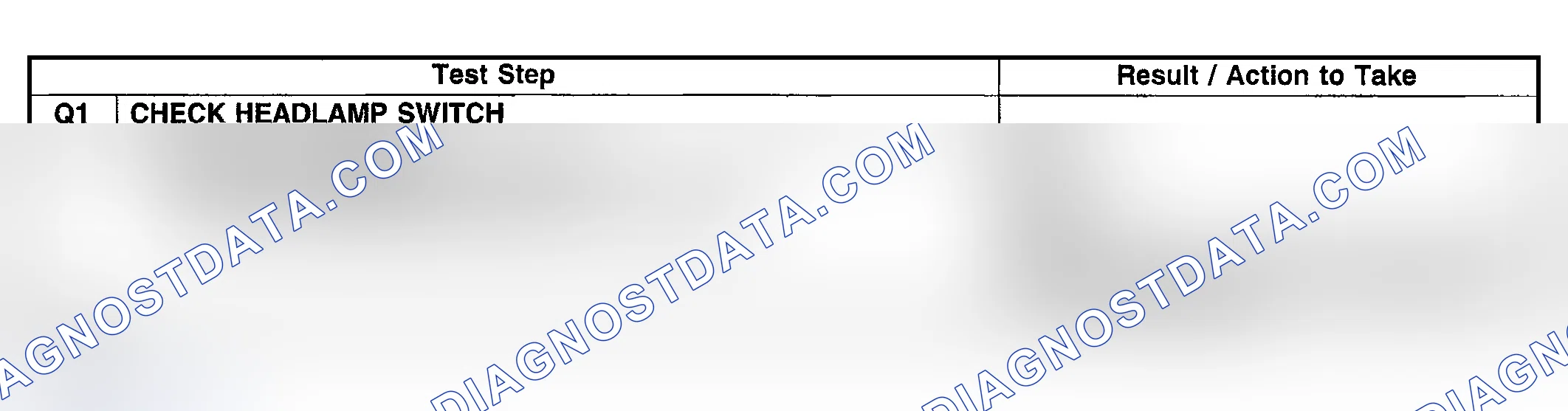 Scheme 47: Pinpoint Test Q: The Parking, Rear Or License Lamps Are On Continuously