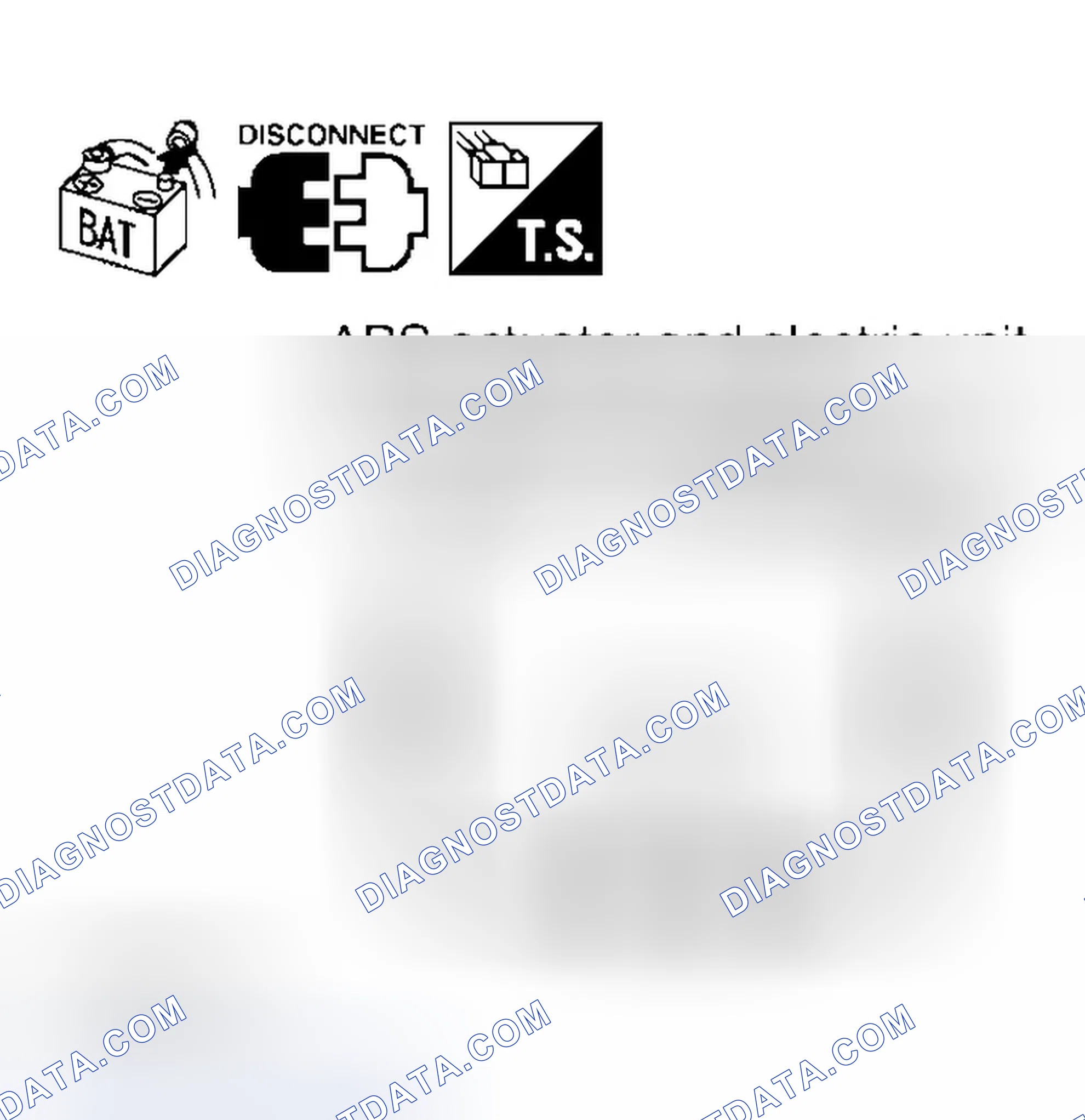 Scheme 222: ABS Actuator and Electric Unit (Control Unit) Circuit Check