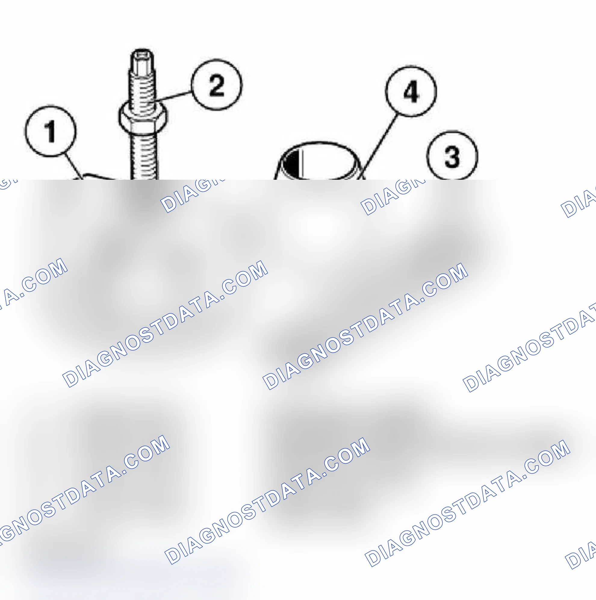 Scheme 525: 24 2 310 Tool Kit For Removing And Installing Reverse Gear Piston