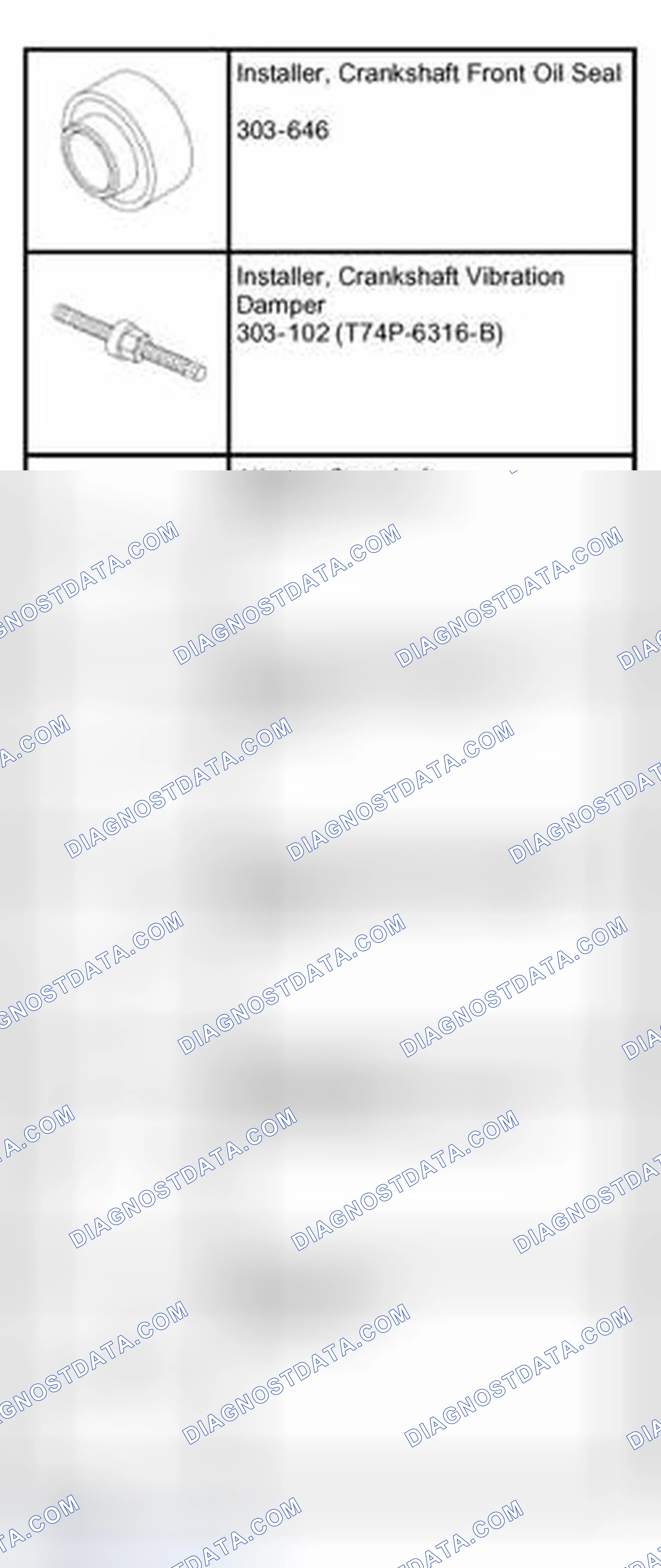 Scheme 802: Special Tool(s)