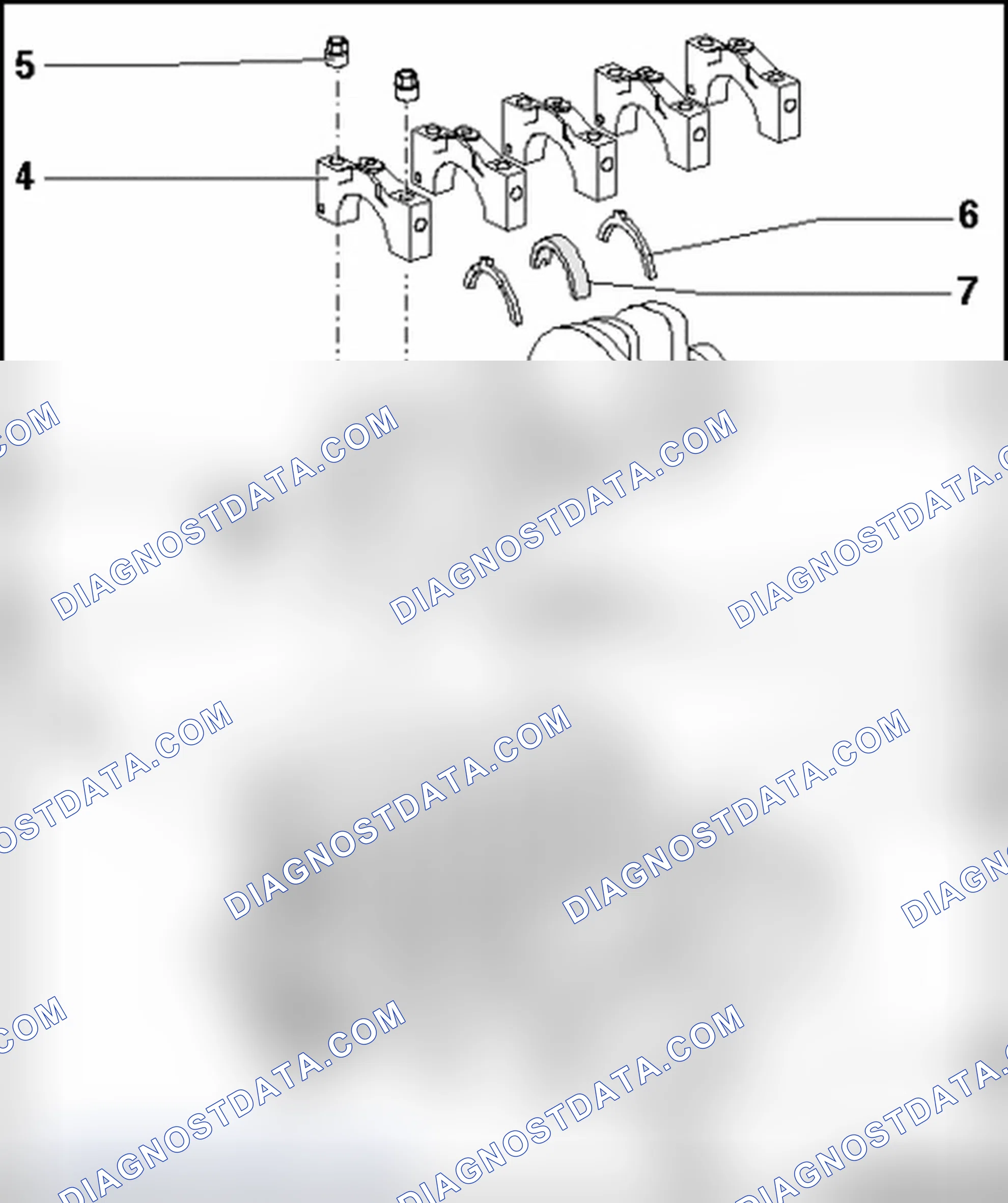 Scheme 162: Crankshaft, assembly overview