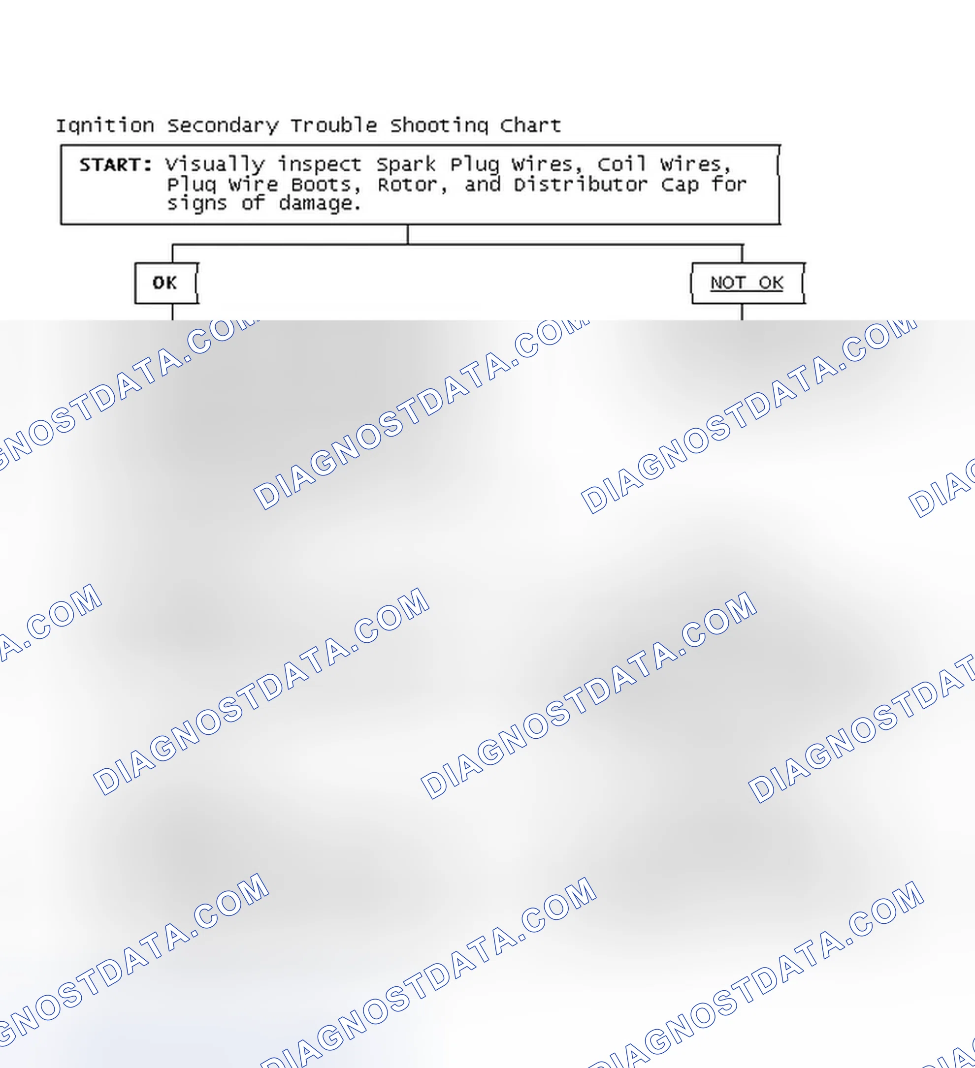 Scheme 1: Ignition Secondary Trouble Shooting Chart