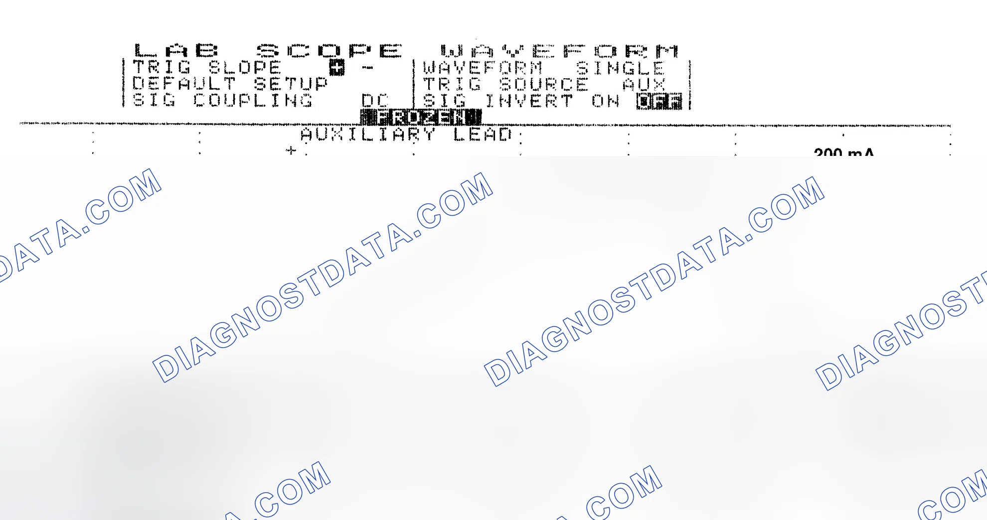 Scheme 13: Single Injector w/Normal Current Flow - Current Pattern