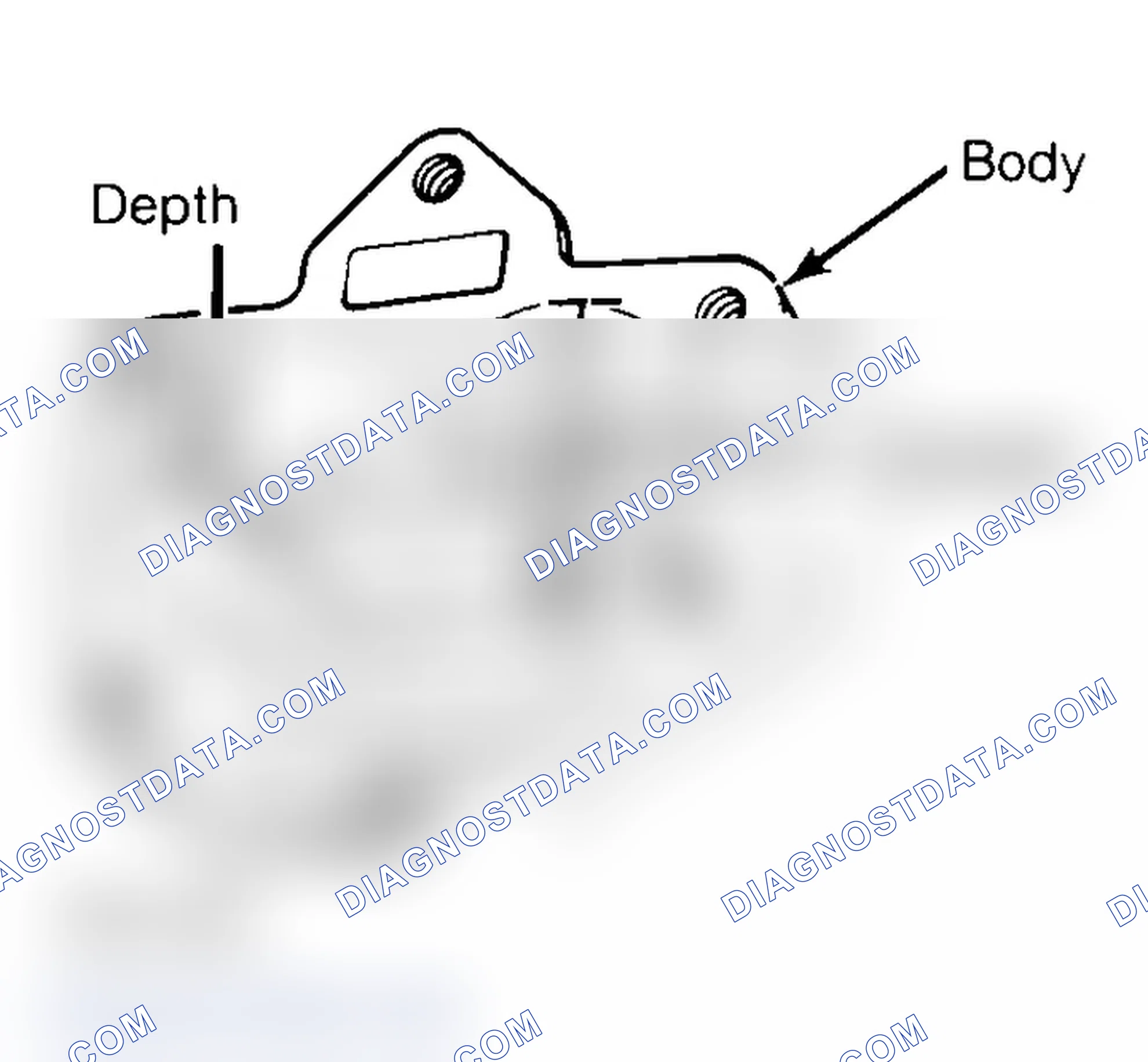 Scheme 35: Measuring Oil Pump Gear Cavity