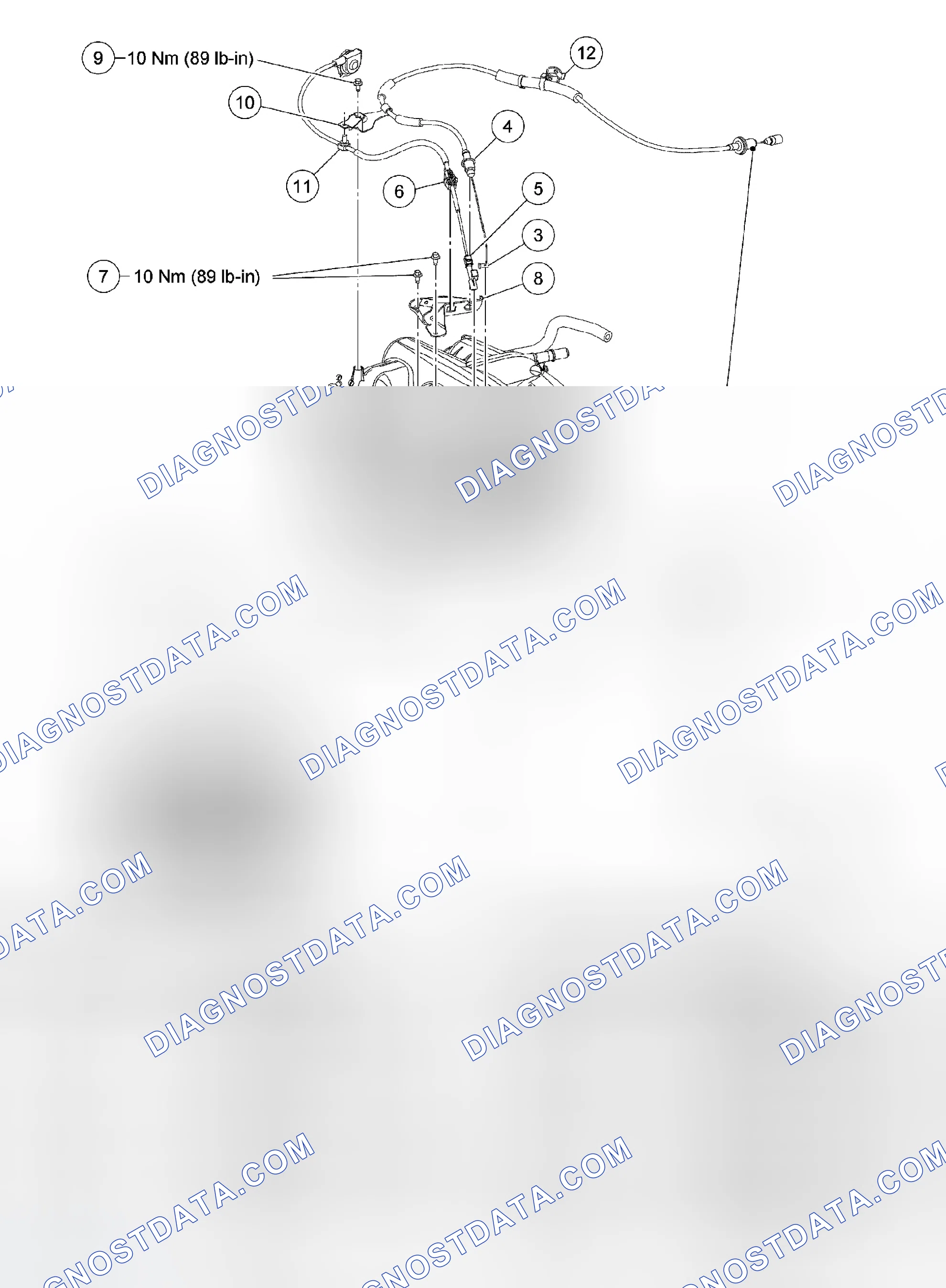 Scheme 6: Accelerator Cable - 3.0L (4V)