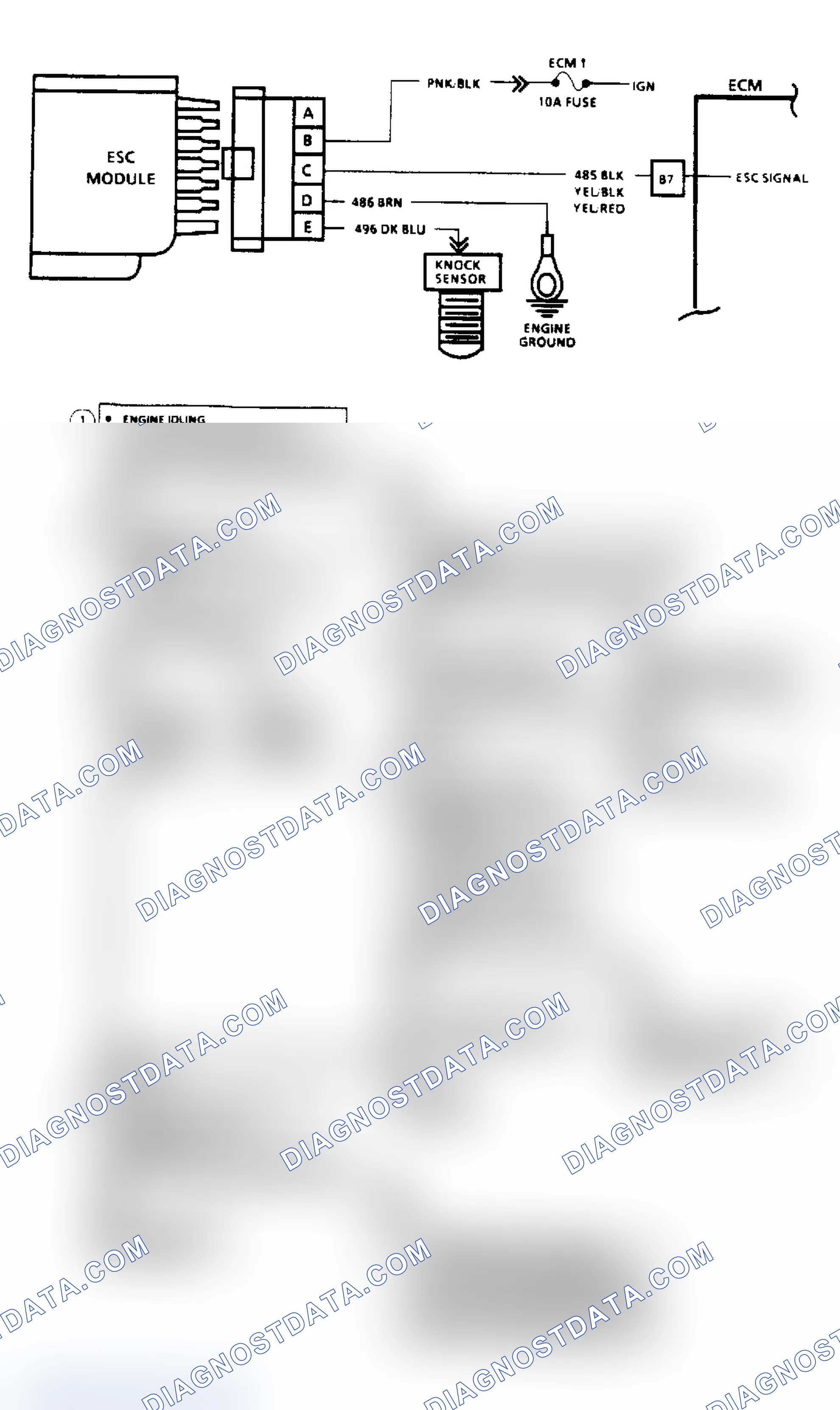 Scheme 139: Code 43 - Electronic Spark Control (2.8/4.3/5.0/5.7L Only) ("SCAN" Diagnostics)