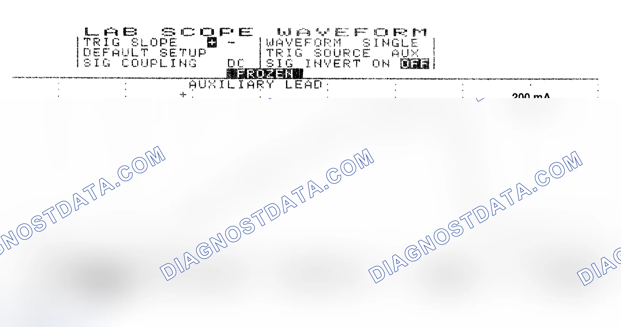 Scheme 13: Single Injector w/Normal Current Flow - Current Pattern