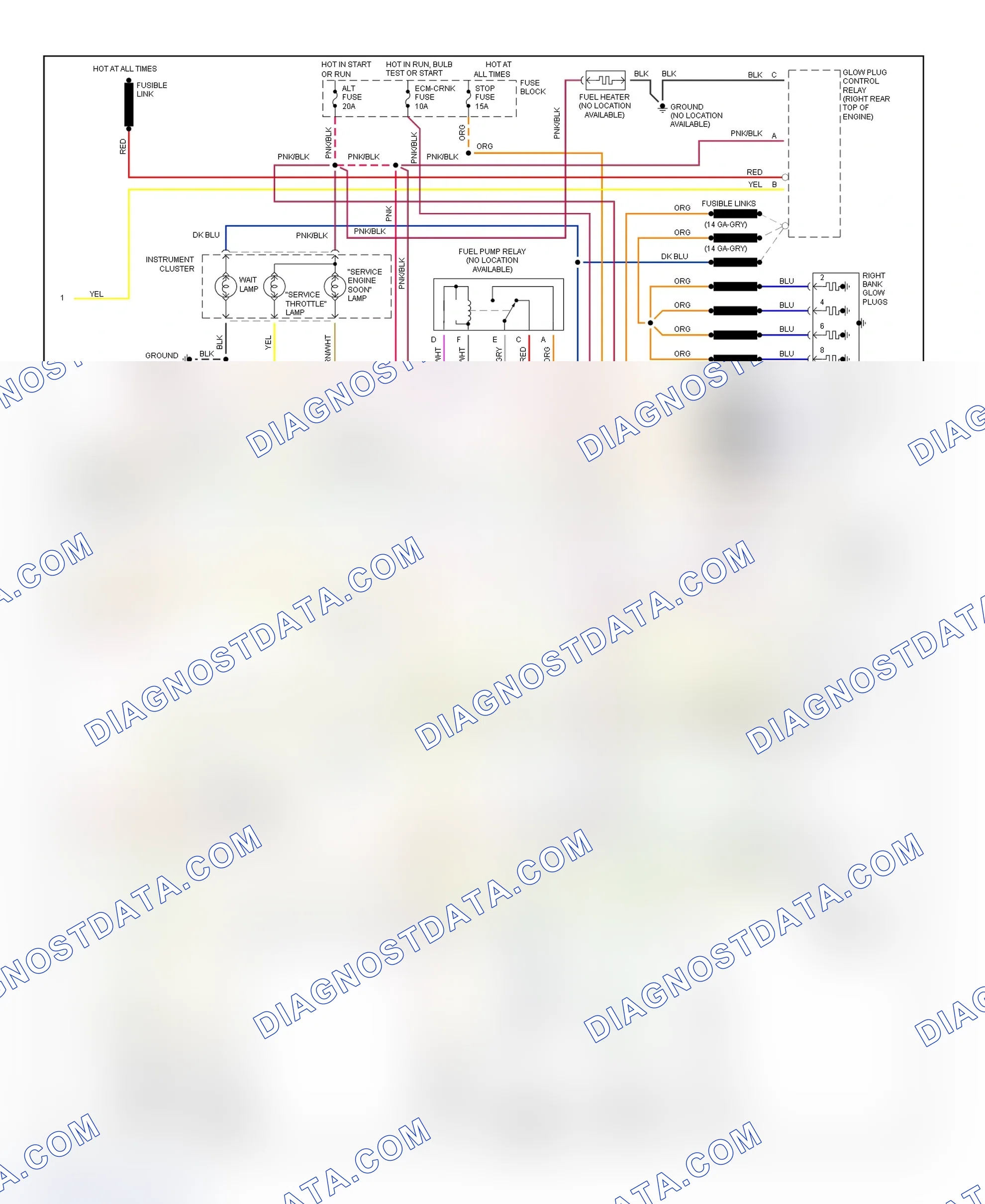 Scheme 236: Wiring Diagram ("P" Series - 6.5L VIN F - 2 Of 2)