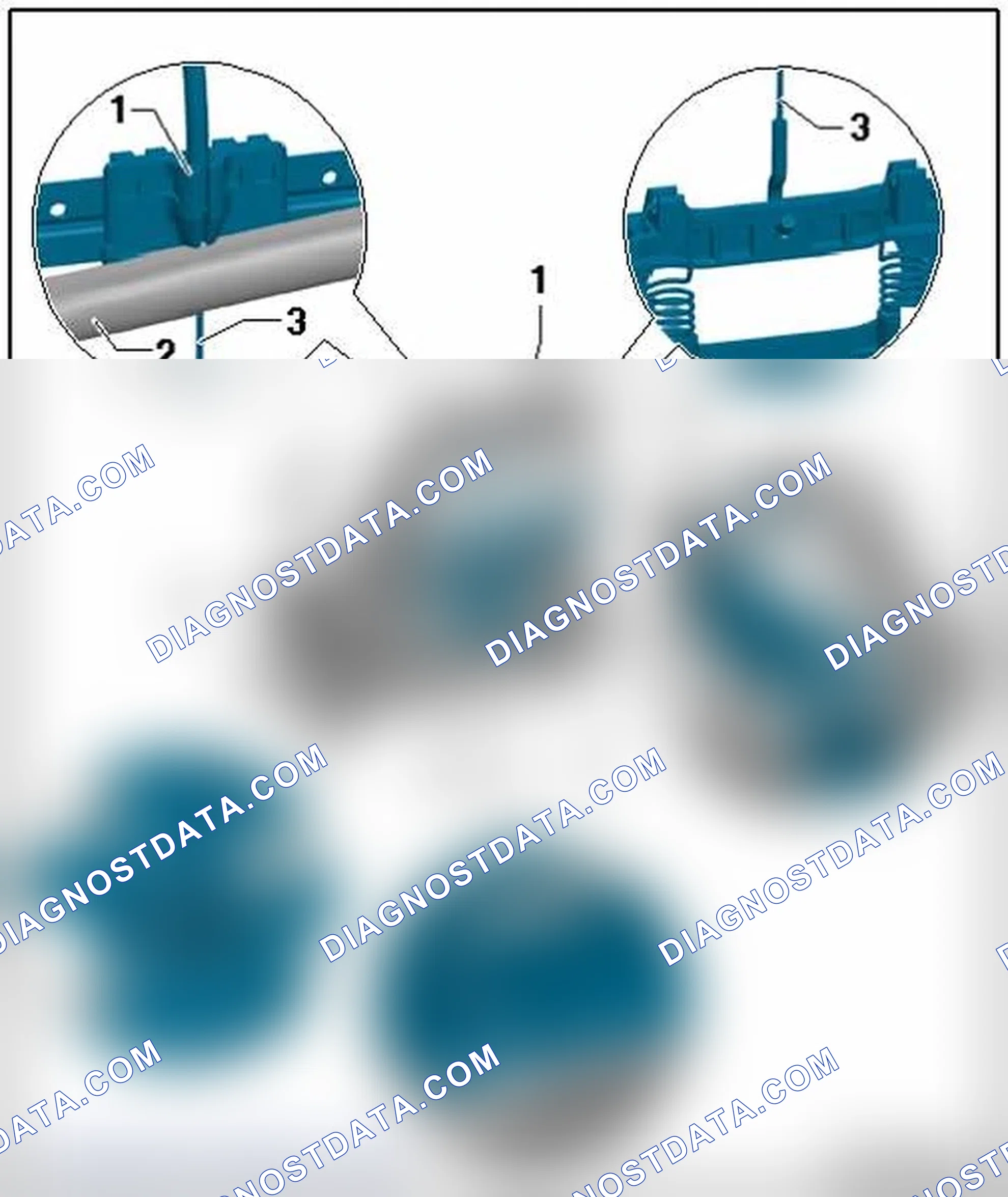 Scheme 379: LUMBAR SUPPORT CURVATURE AND HEIGHT ADJUSTMENT MOTORS ASSEMBLY OVERVIEW