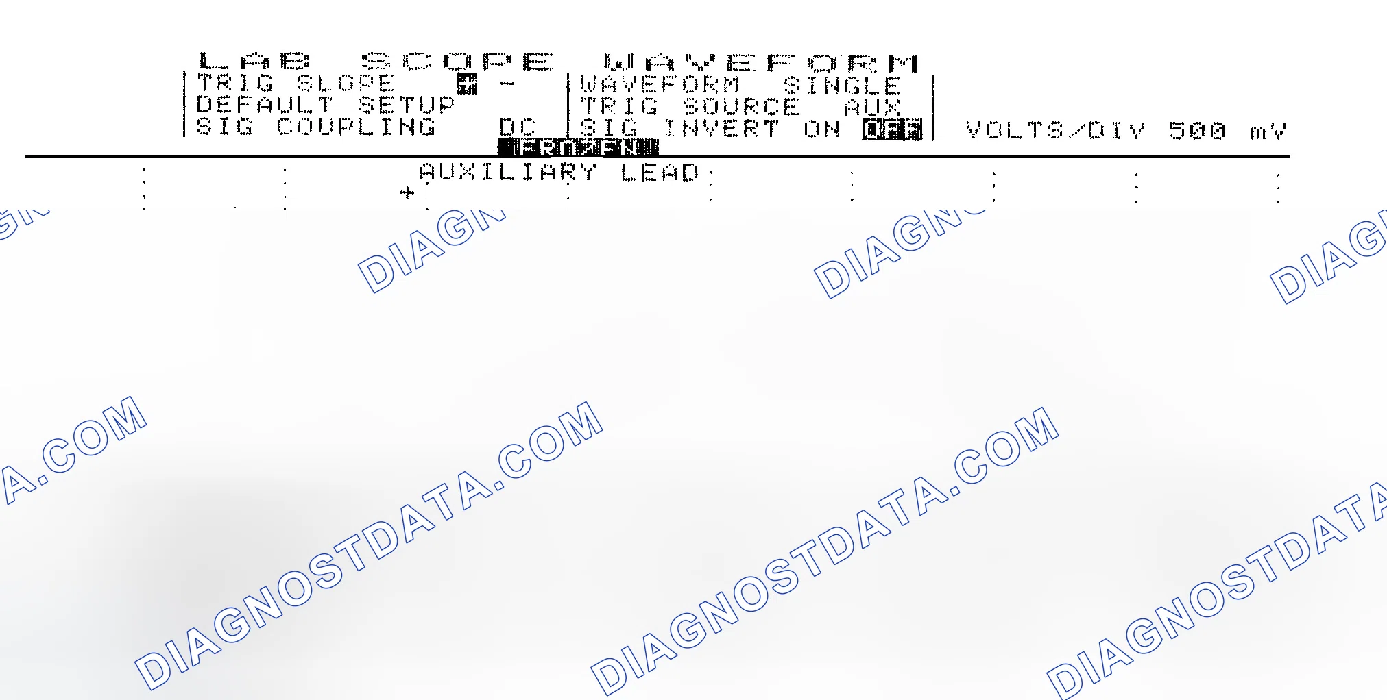 Scheme 14: Single Injector w/Excessive Current Flow - Current Pattern