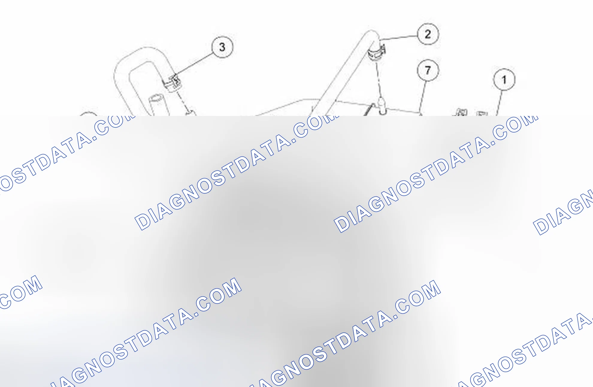 Scheme 35: Coolant Outlet Pipe - 2.3L, Front