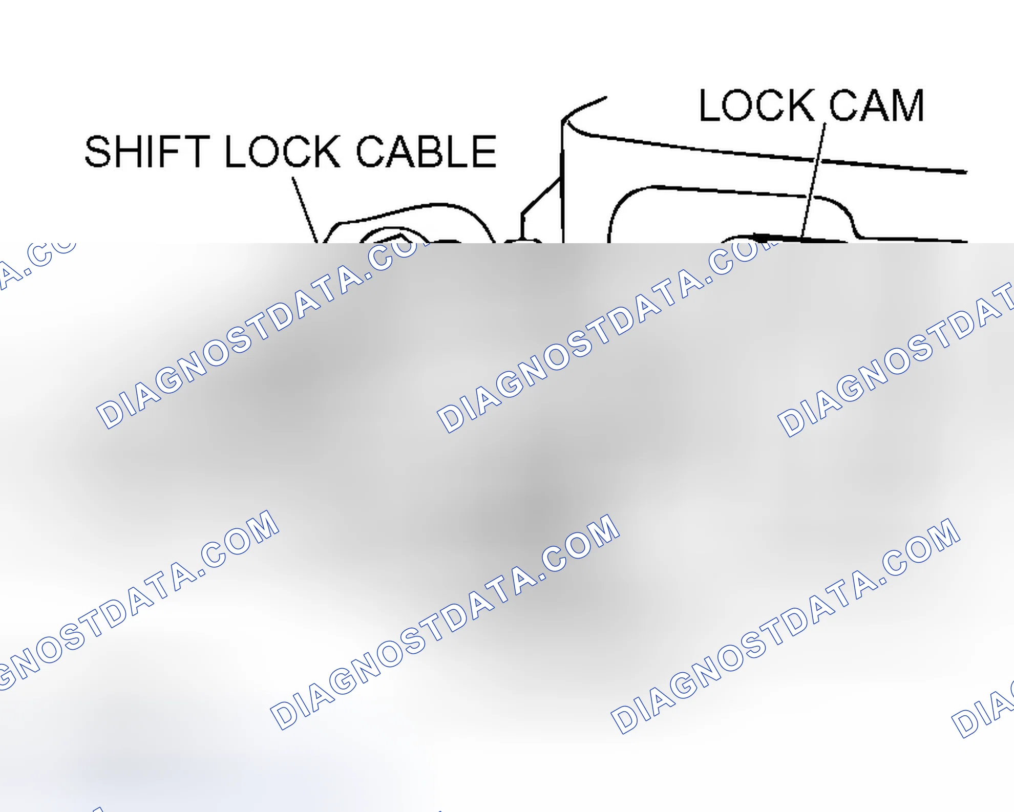 Scheme 21: >A<< SHIFT LOCK CABLE (SELECTOR LEVER SIDE) INSTALLATION