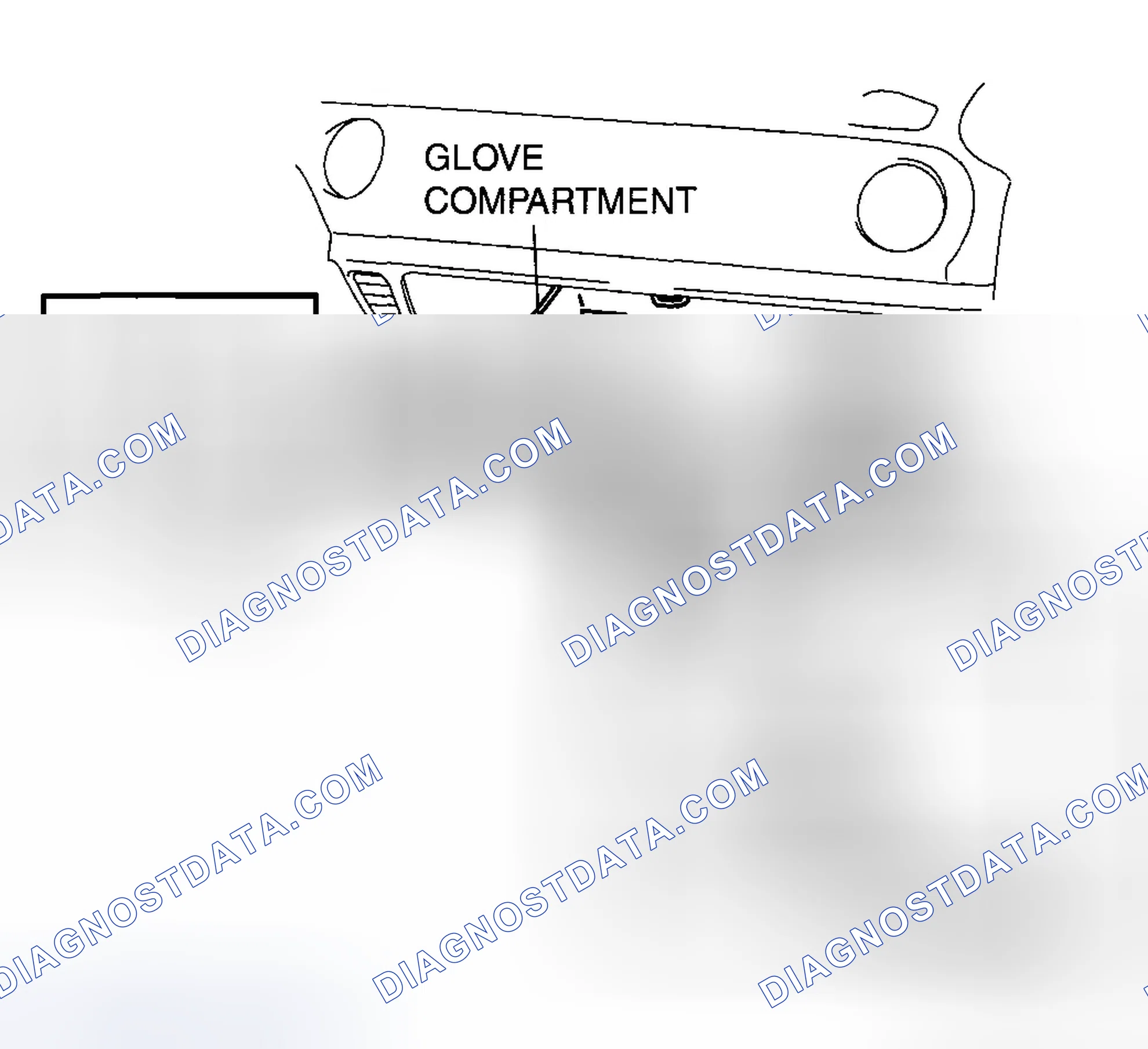 Scheme 55: GLOVE COMPARTMENT REMOVAL/INSTALLATION