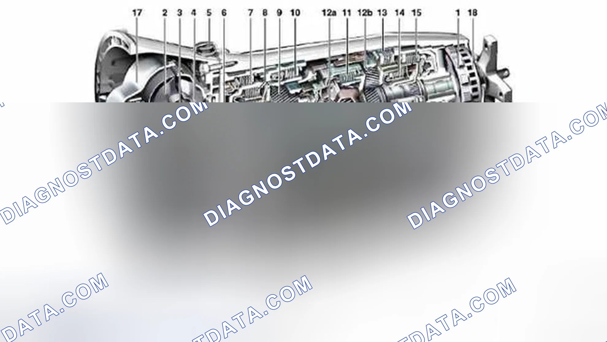 Scheme 67: Identifying Multi-Disk Clutch - Transmission 722.
