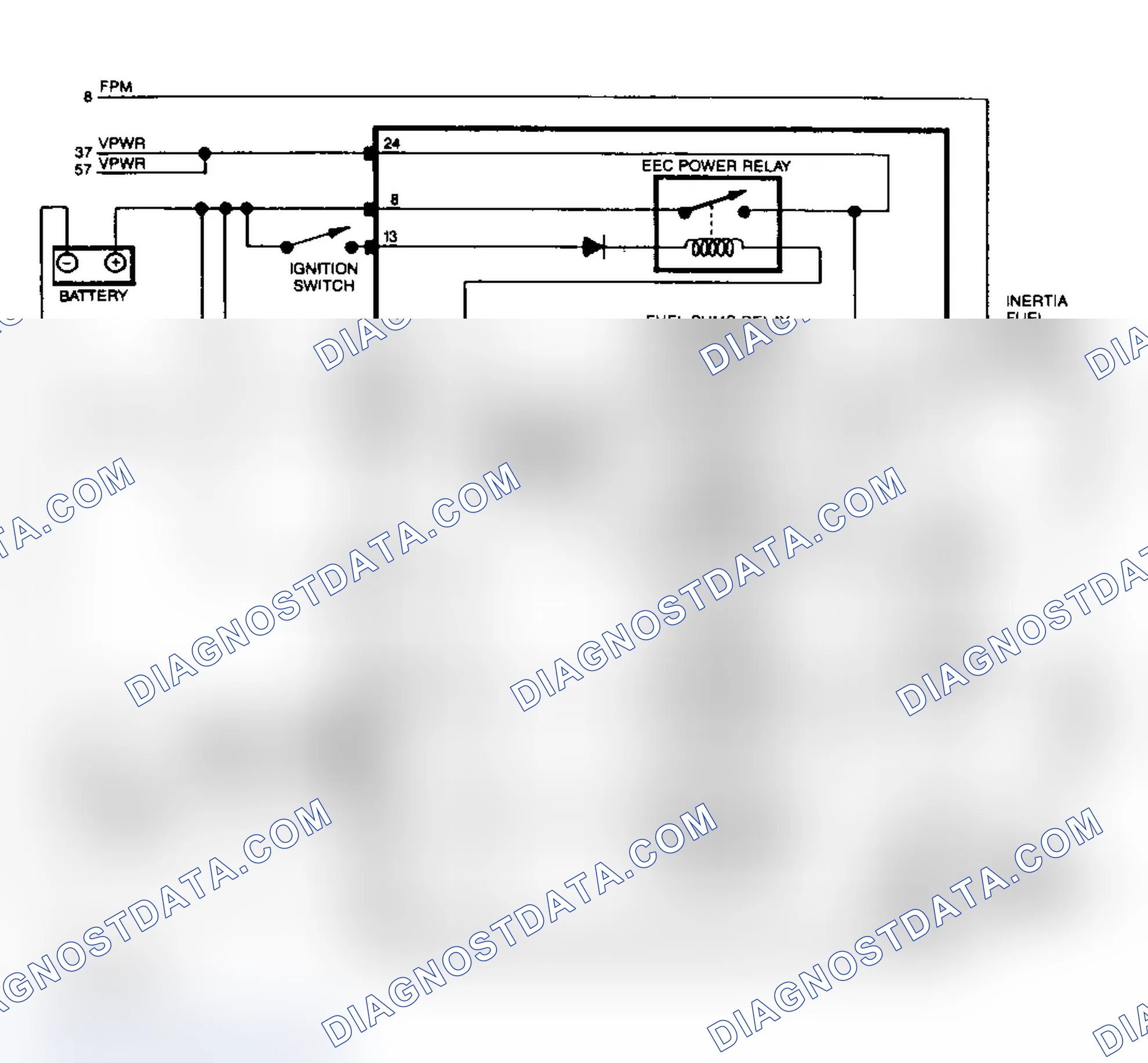 Scheme 115: CCRM Circuits (Continental 3.8L, Sable 3.8L & Taurus 3.8L)