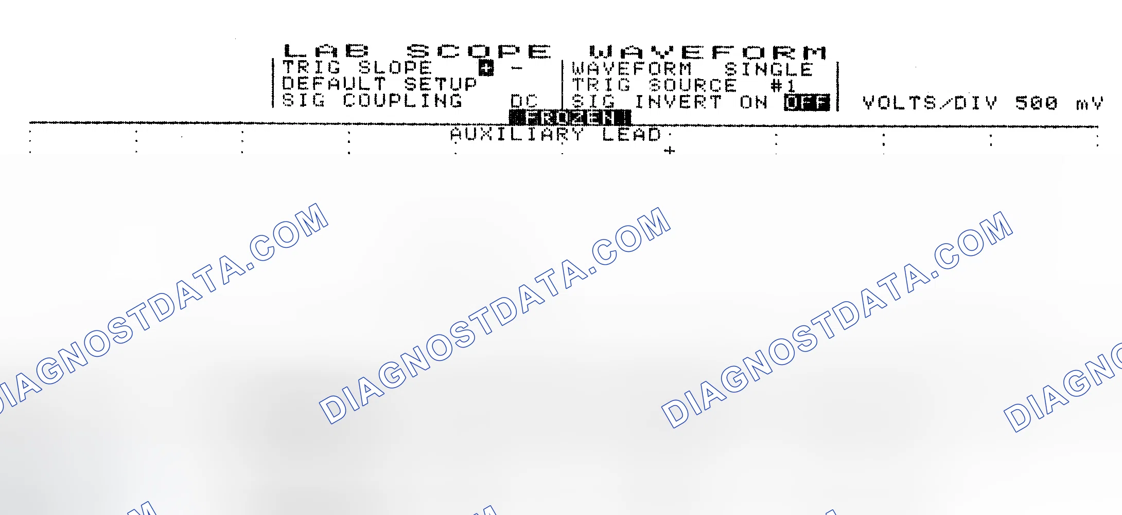 Scheme 10: Single Injector w/Excessive Current Flow - Current Pattern