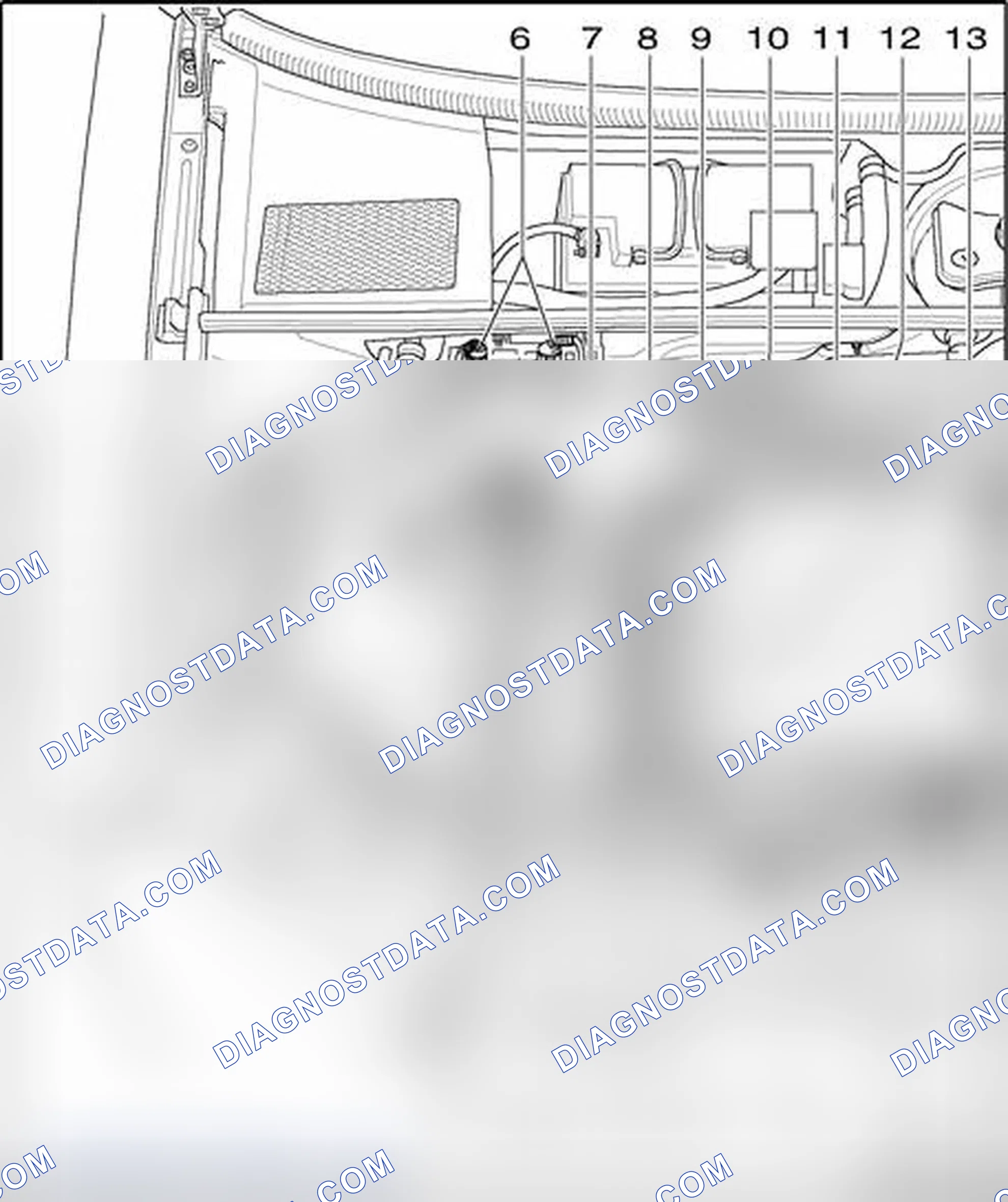 Scheme 902: Engine compartment, right side