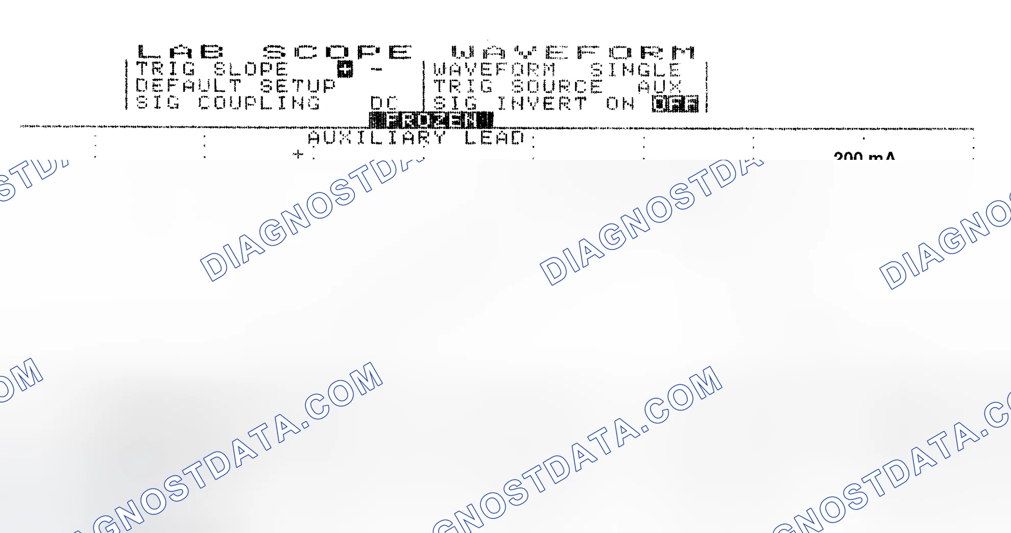 Scheme 13: Single Injector w/Normal Current Flow - Current Pattern