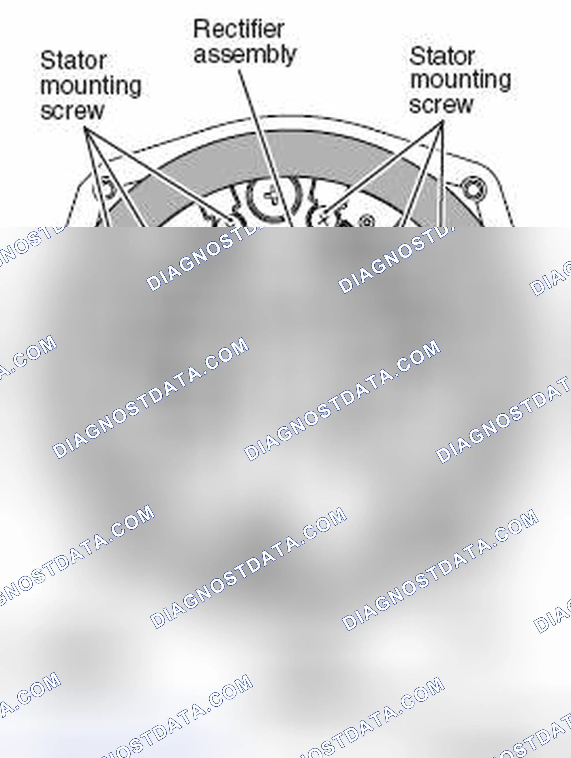 Scheme 9: << C >> STATOR / REGULATOR ASSEMBLY REMOVAL