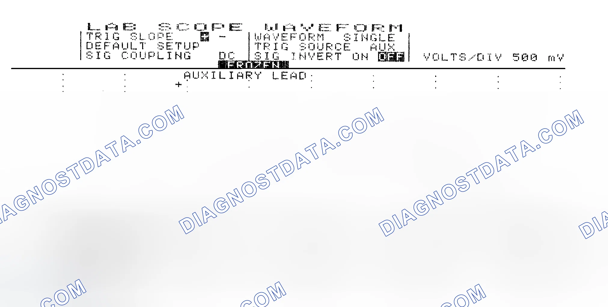 Scheme 14: Single Injector w/Excessive Current Flow - Current Pattern