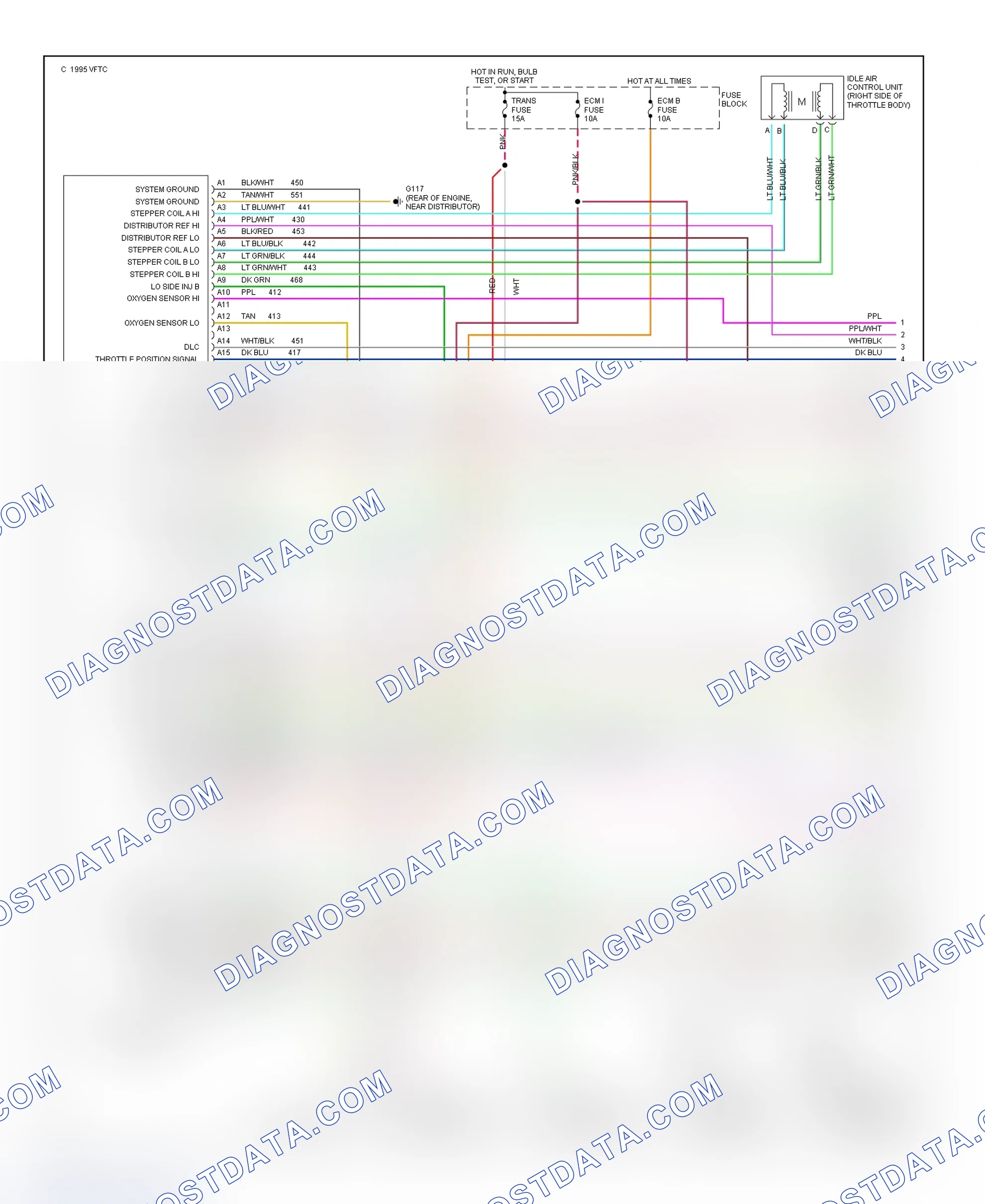 Scheme 23: Wiring Diagram (Van - 4.3L With 4L60-E - 1 Of 3)