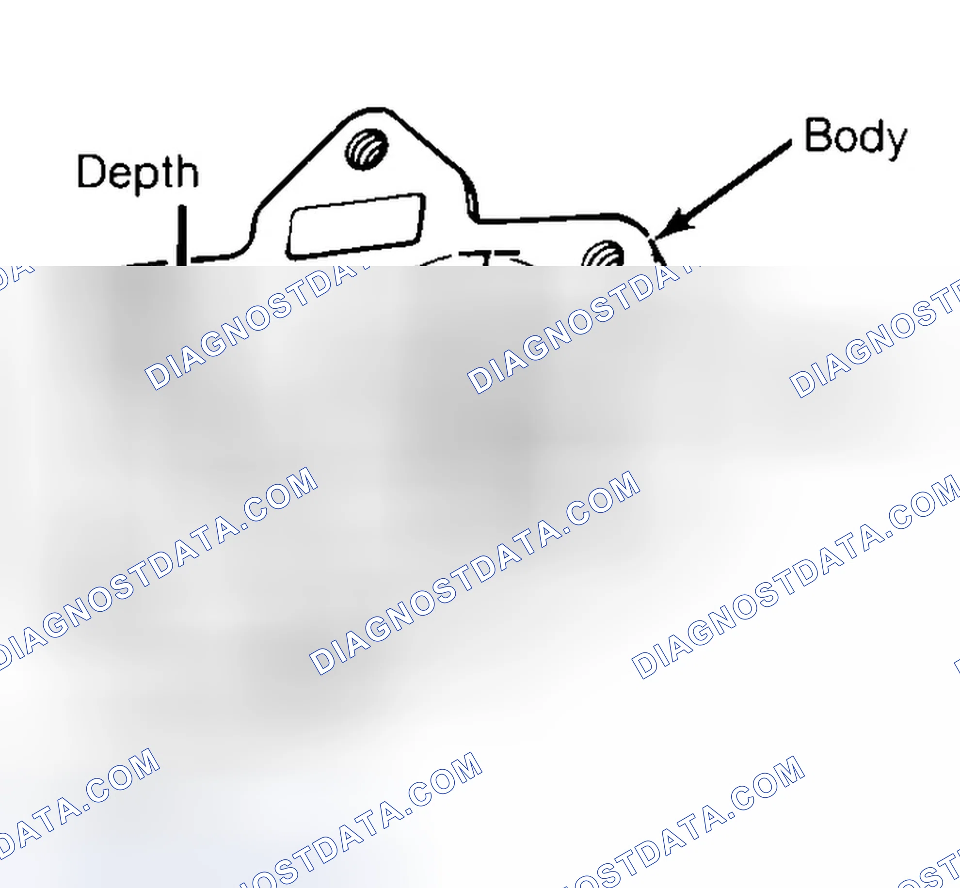 Scheme 35: Measuring Oil Pump Gear Cavity