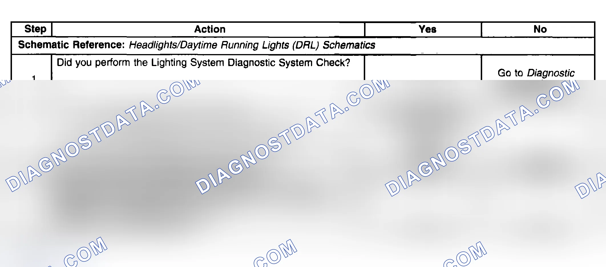 Scheme 118: Headlamps Inoperative - Low Beams