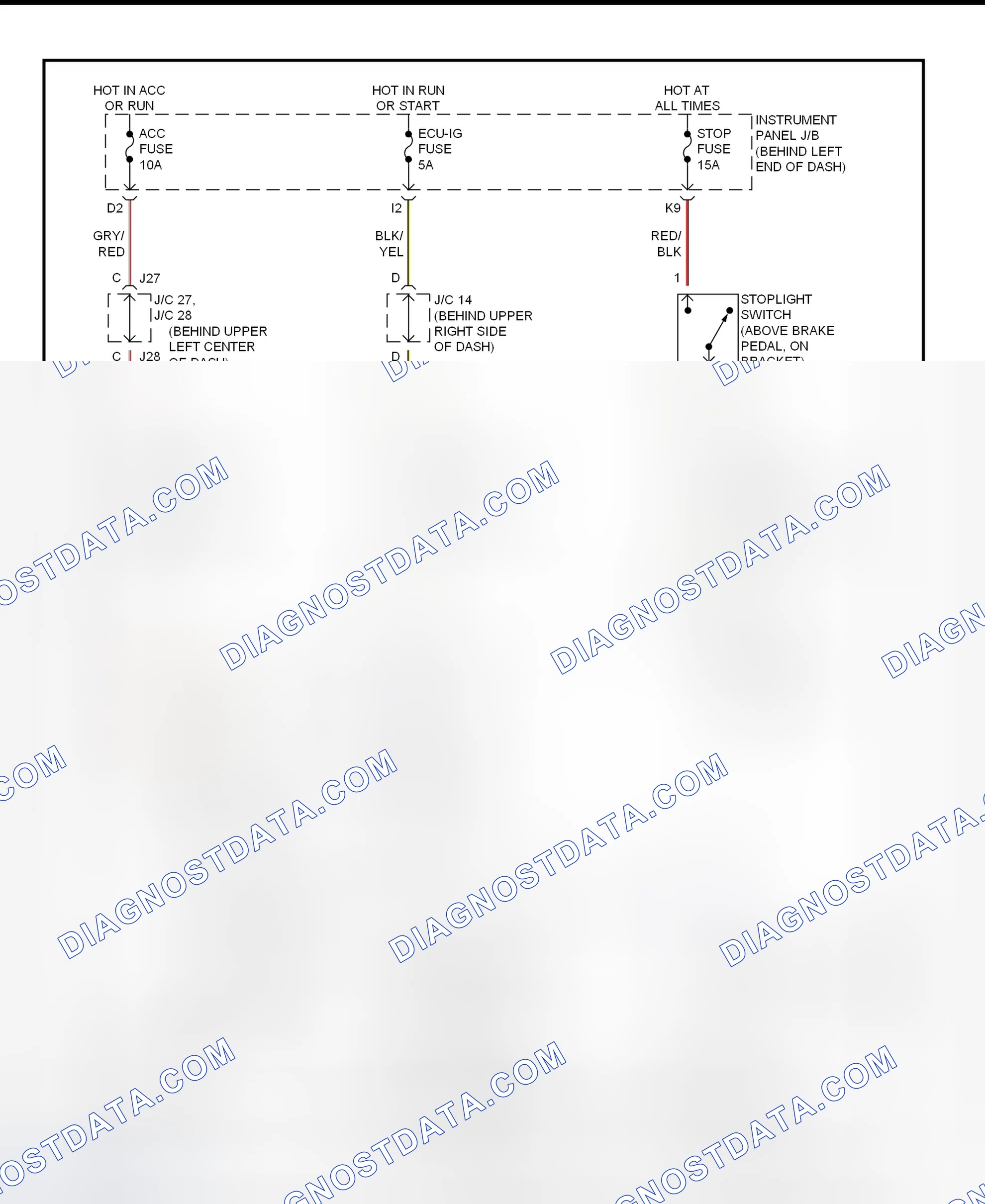 Scheme 306: Shift Interlock System Wiring Diagram (2001 - Toyota Prius)