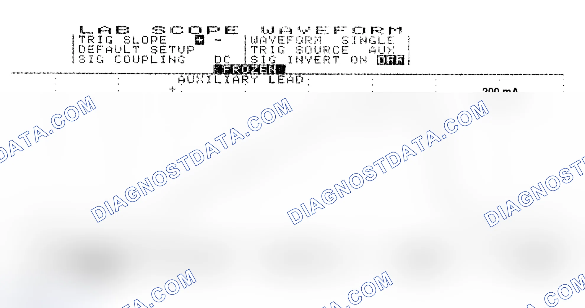 Scheme 13: Single Injector w/Normal Current Flow - Current Pattern
