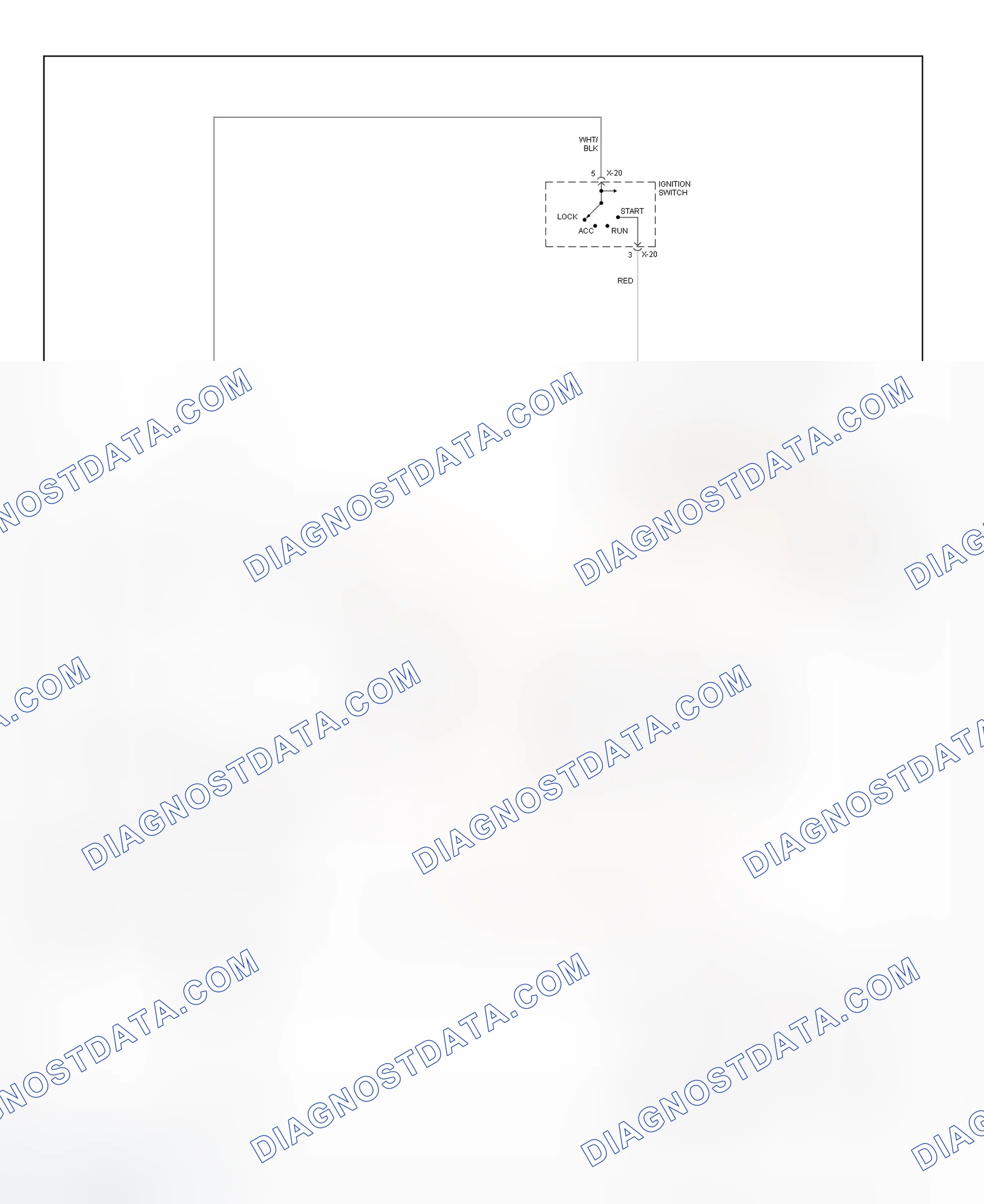 Scheme 4: Starting System Wiring Diagram (Sephia & Spectra)