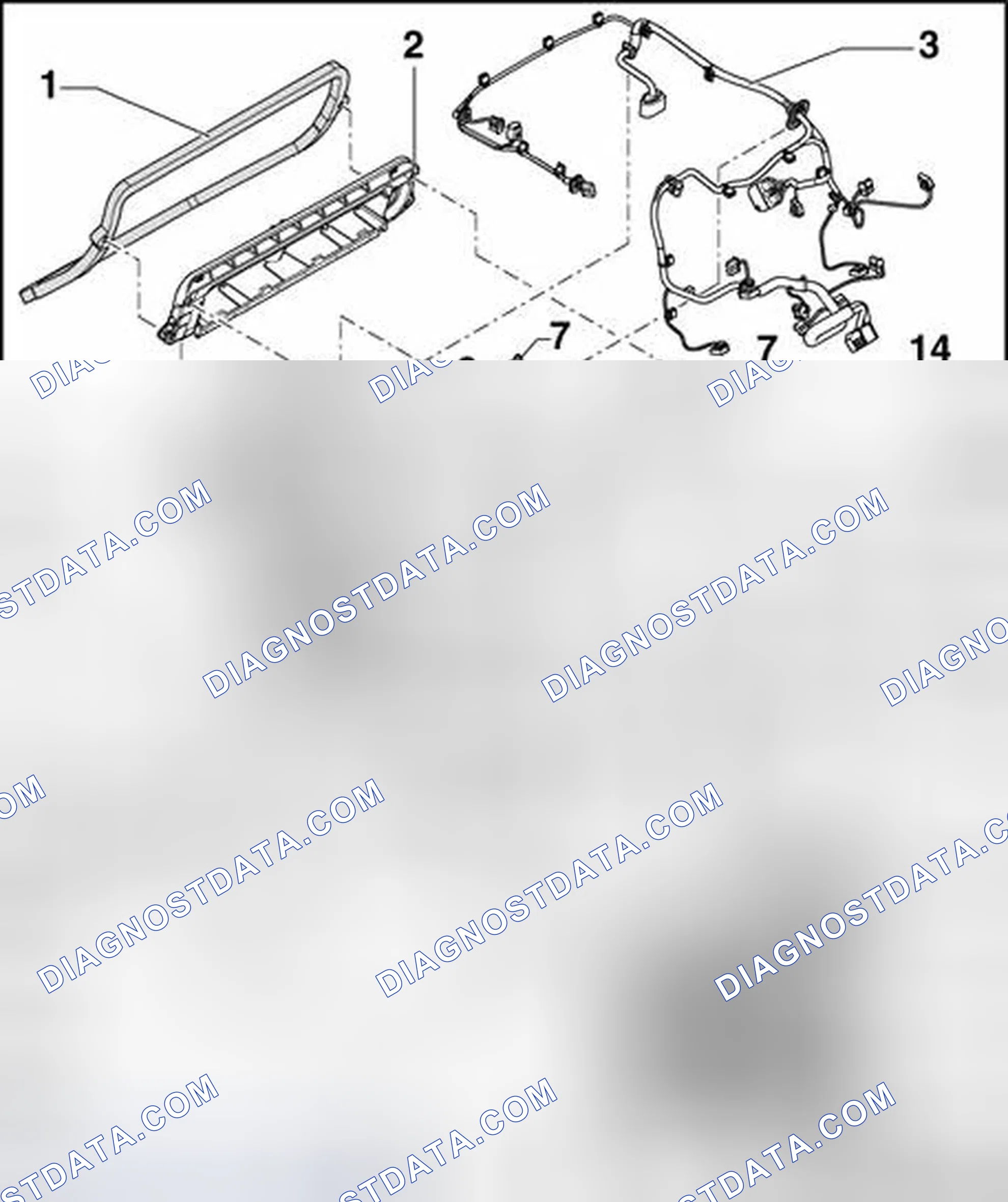 Scheme 189: Bottom section of housing and air distributor housing, disassembly and reassembly