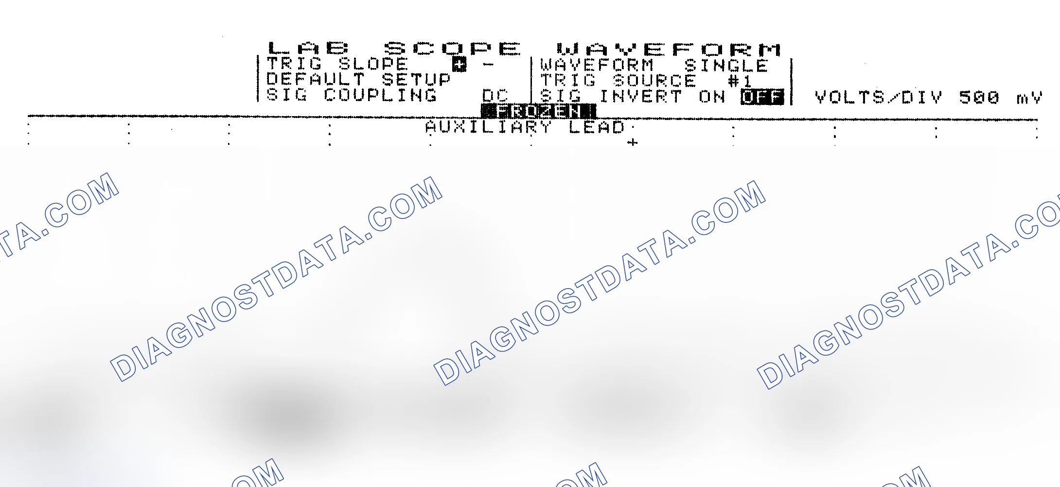 Scheme 10: Single Injector w/Excessive Current Flow - Current Pattern