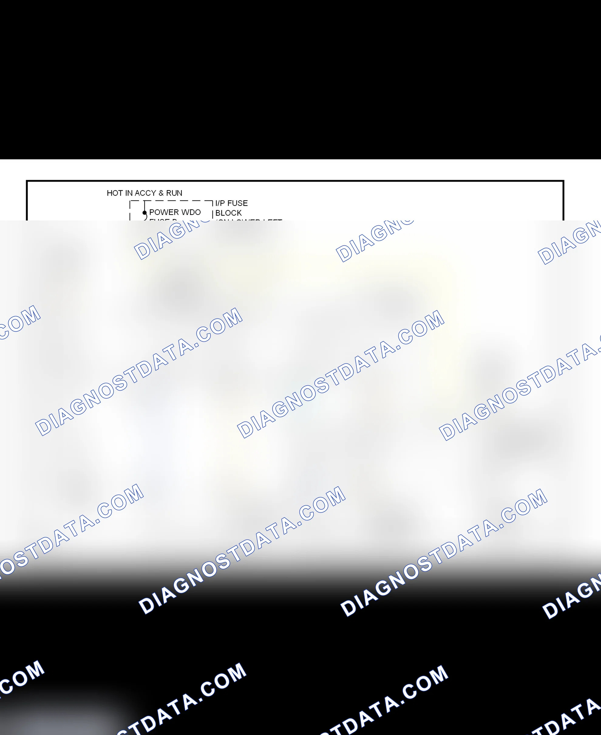 Fig. 6: Power Window System Wiring Diagram (1999-2001Chevy Express & Savana)