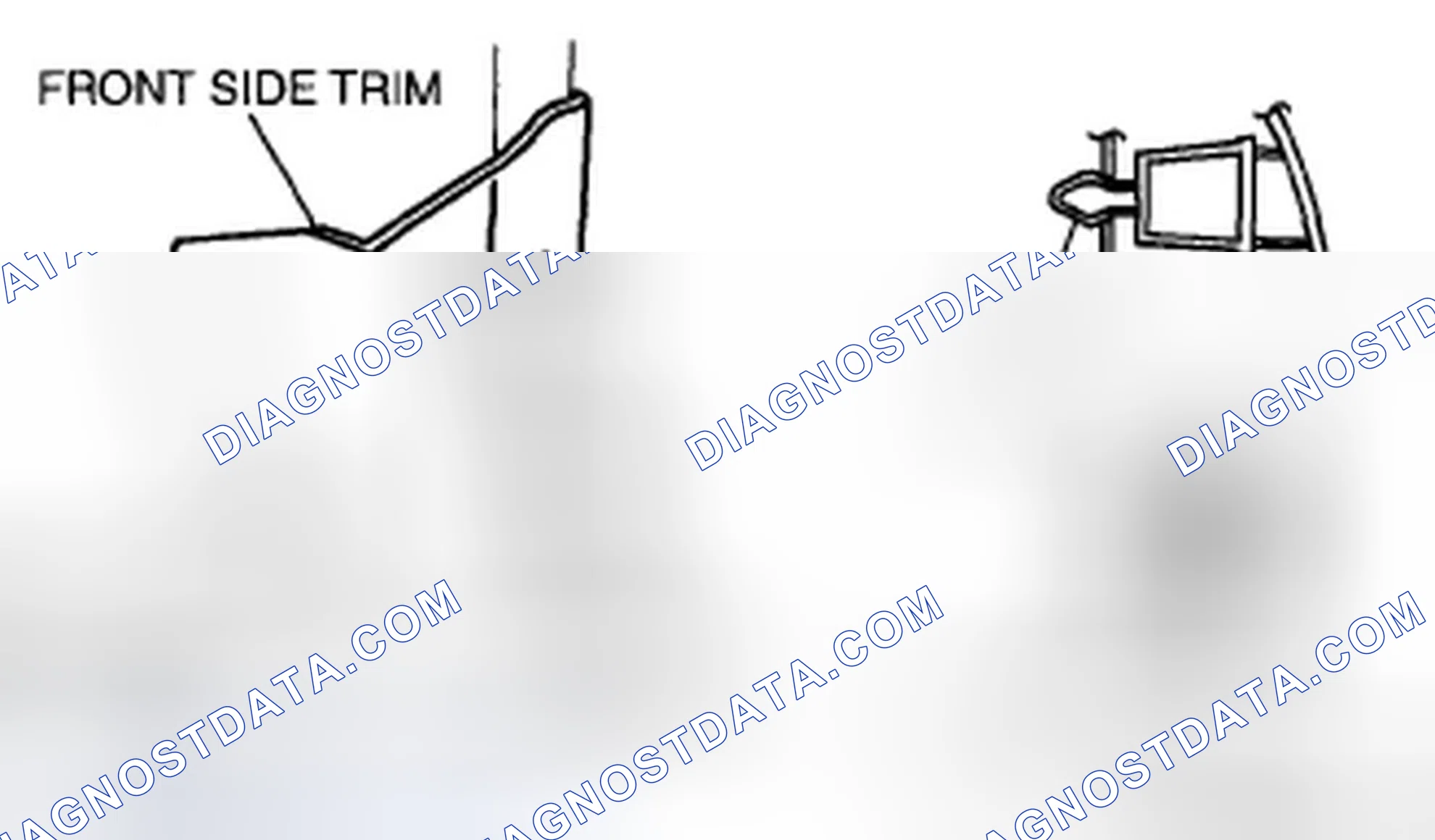 Scheme 38: FRONT SIDE TRIM REMOVAL/INSTALLATION