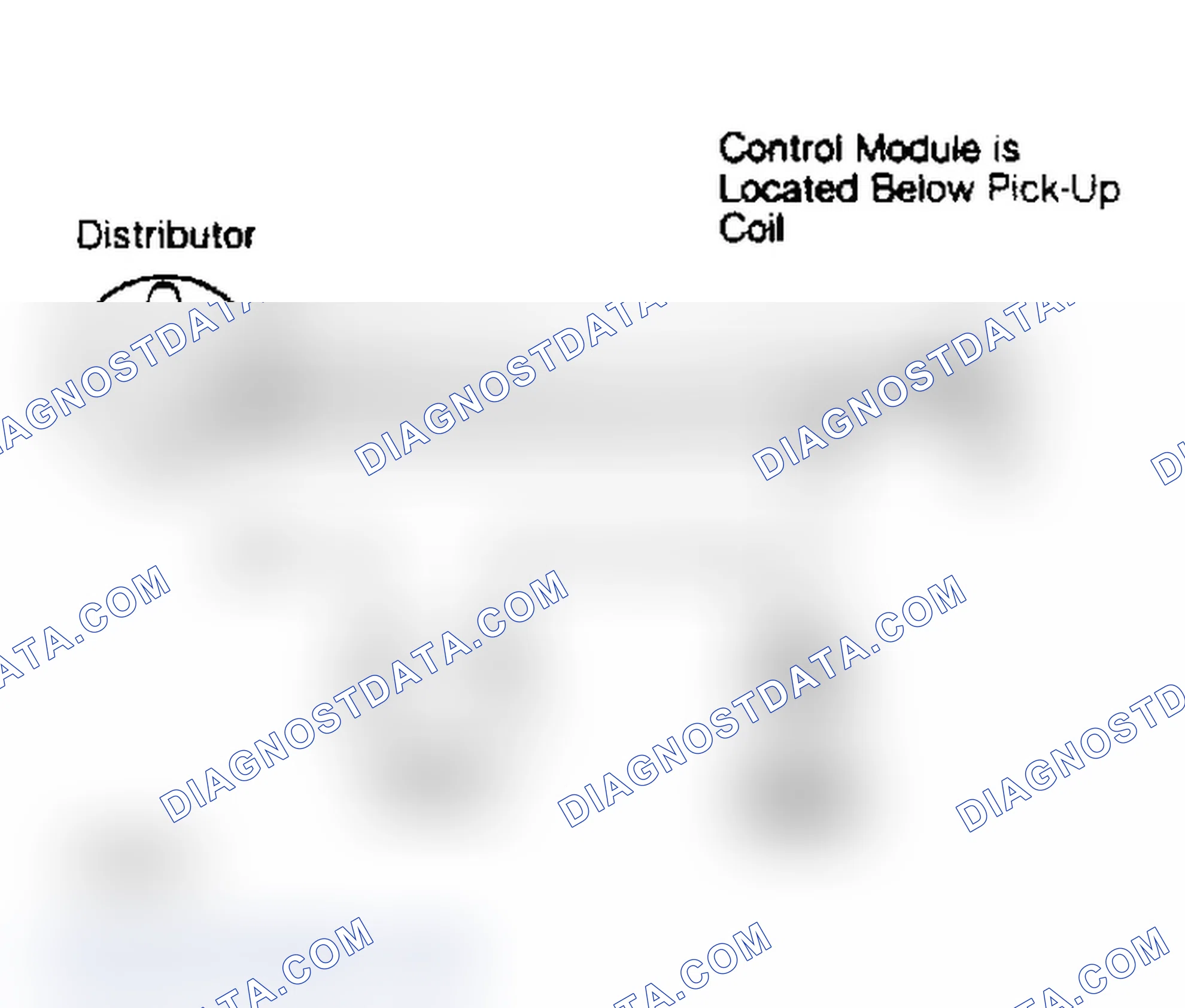 Scheme 1: Mitsubishi Electronic Ignition System With Internal Control Module