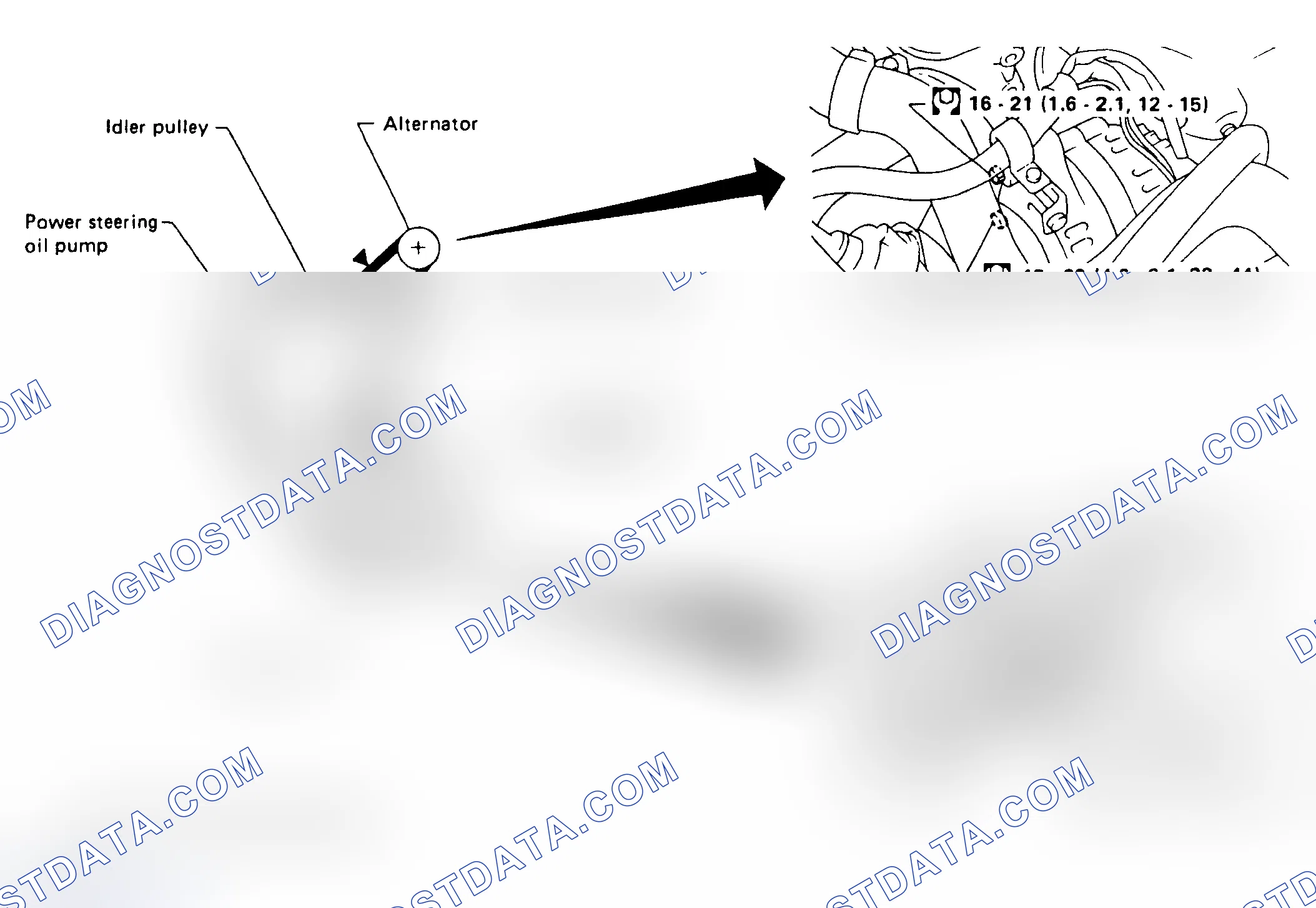 Scheme 1: DRIVE BELT ROUTING
