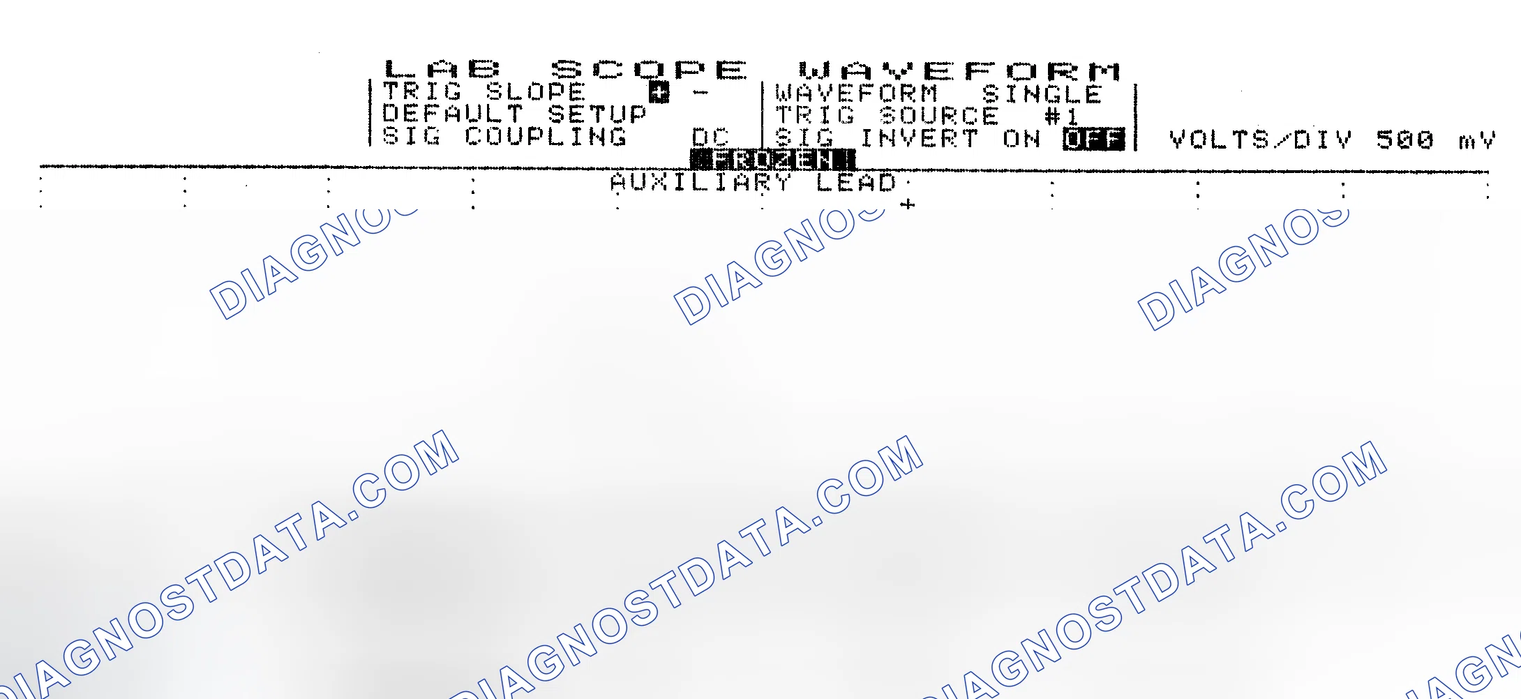 Scheme 10: Single Injector w/Excessive Current Flow - Current Pattern