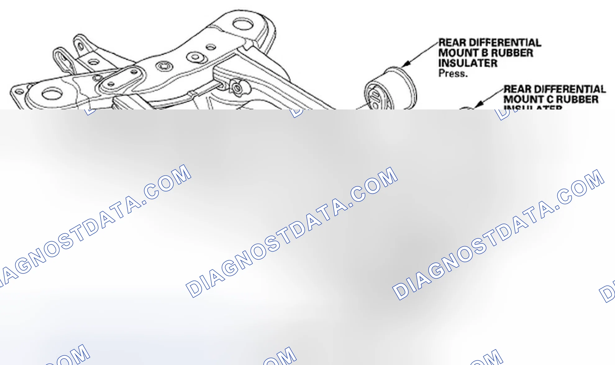 Scheme 62: Rear Differential Mount Replacement