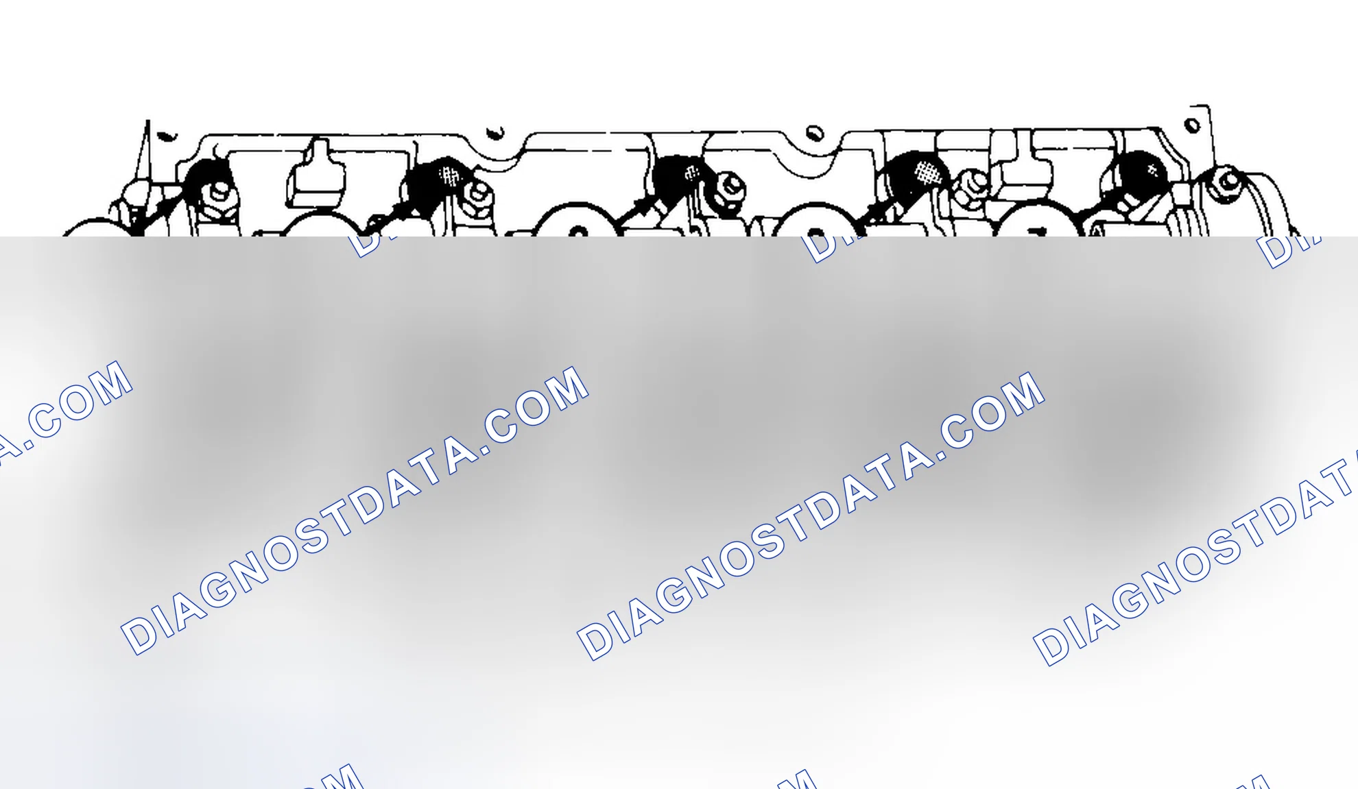 Scheme 7: Typical Cylinder Head Tightening or Loosening Sequence