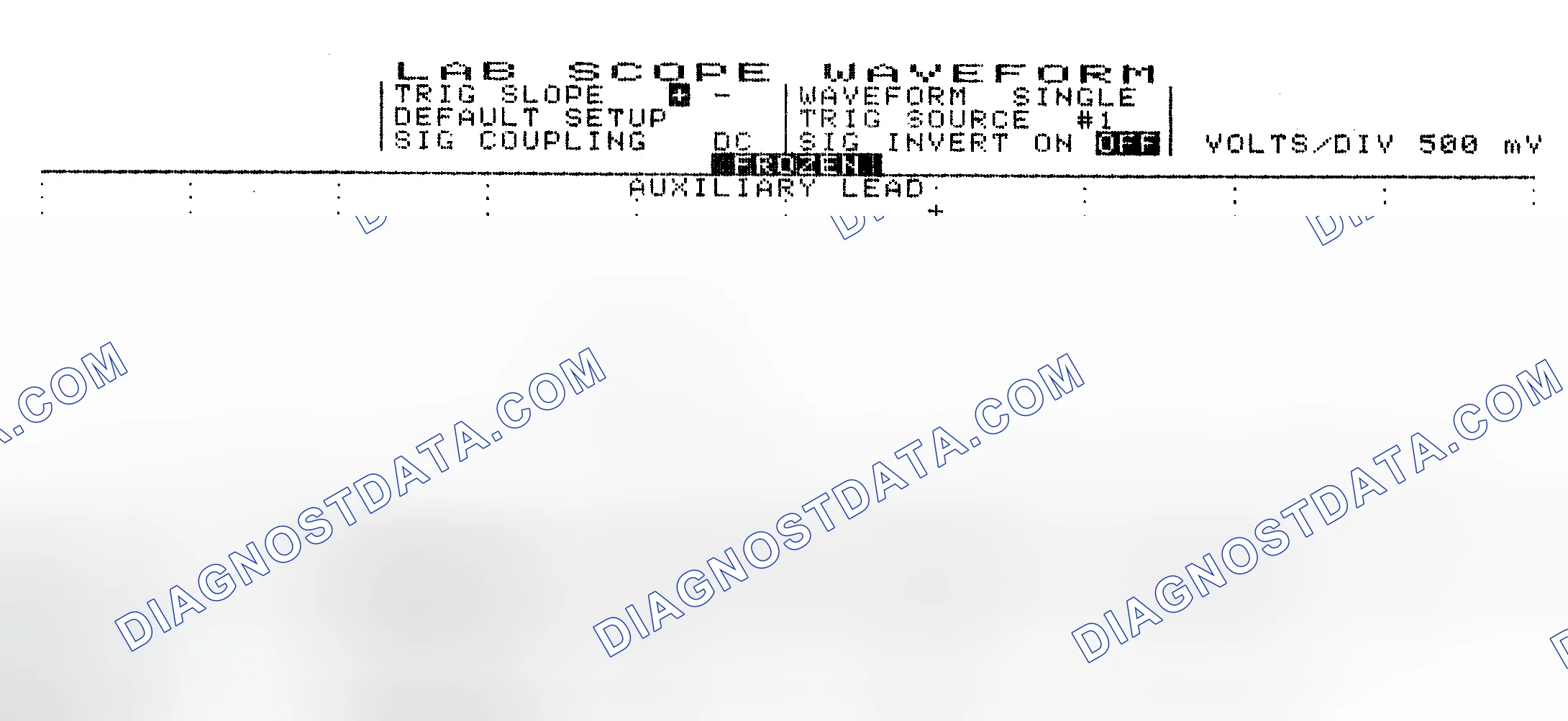 Scheme 10: Single Injector w/Excessive Current Flow - Current Pattern