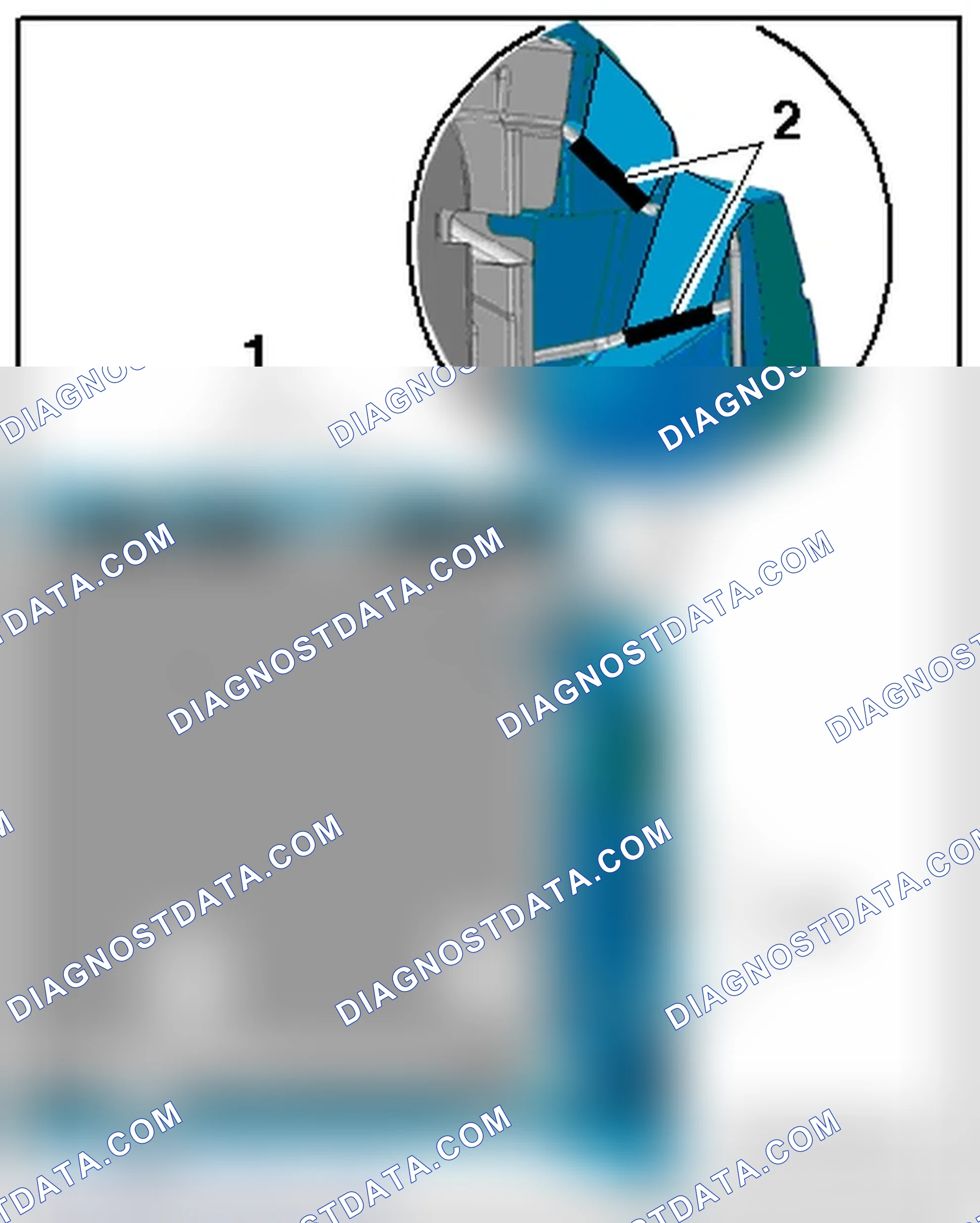 Scheme 710: FIXED REAR SEAT BACKREST