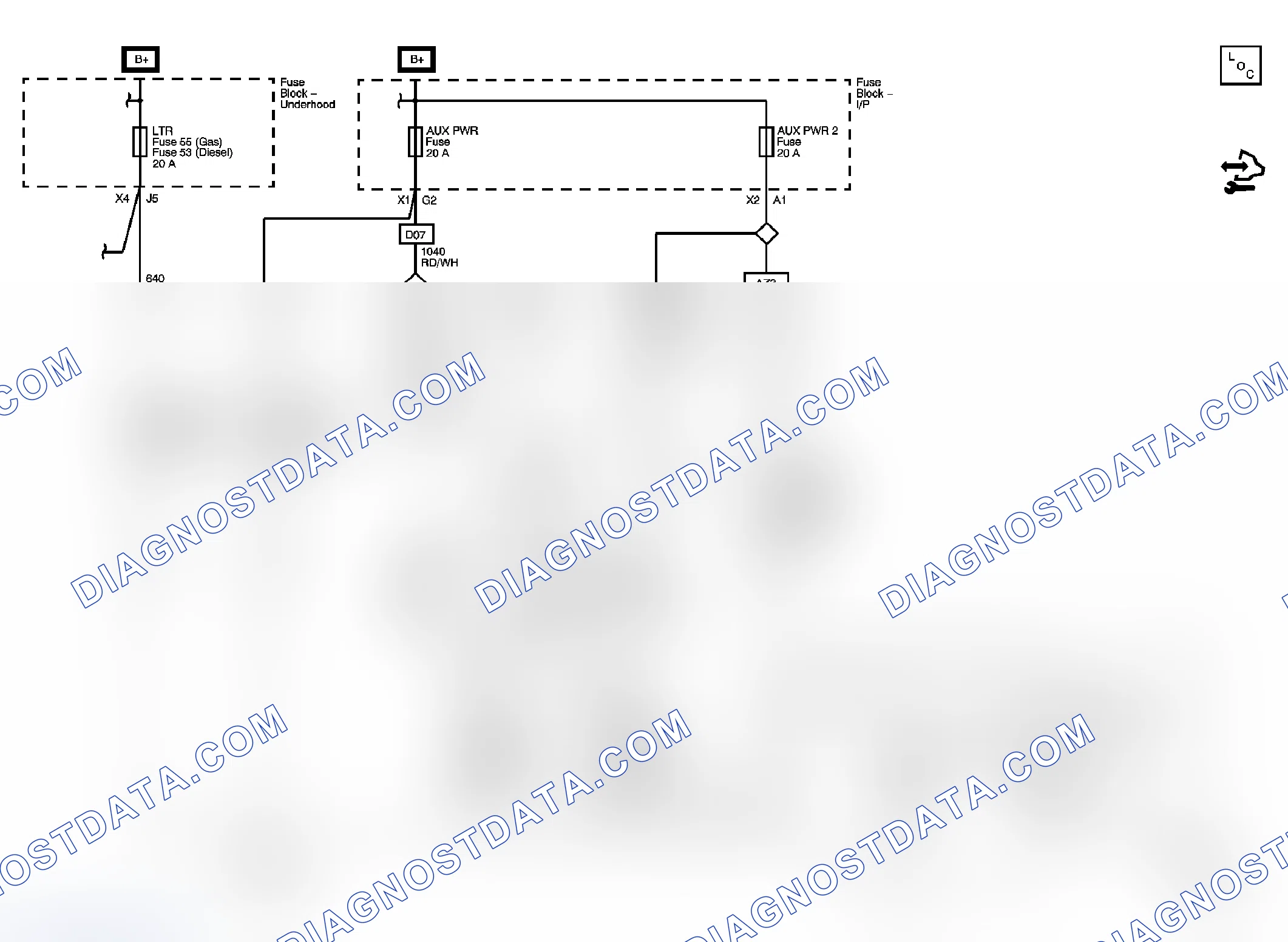 Scheme 40: Cigar Lighter/Power Outlet Schematics