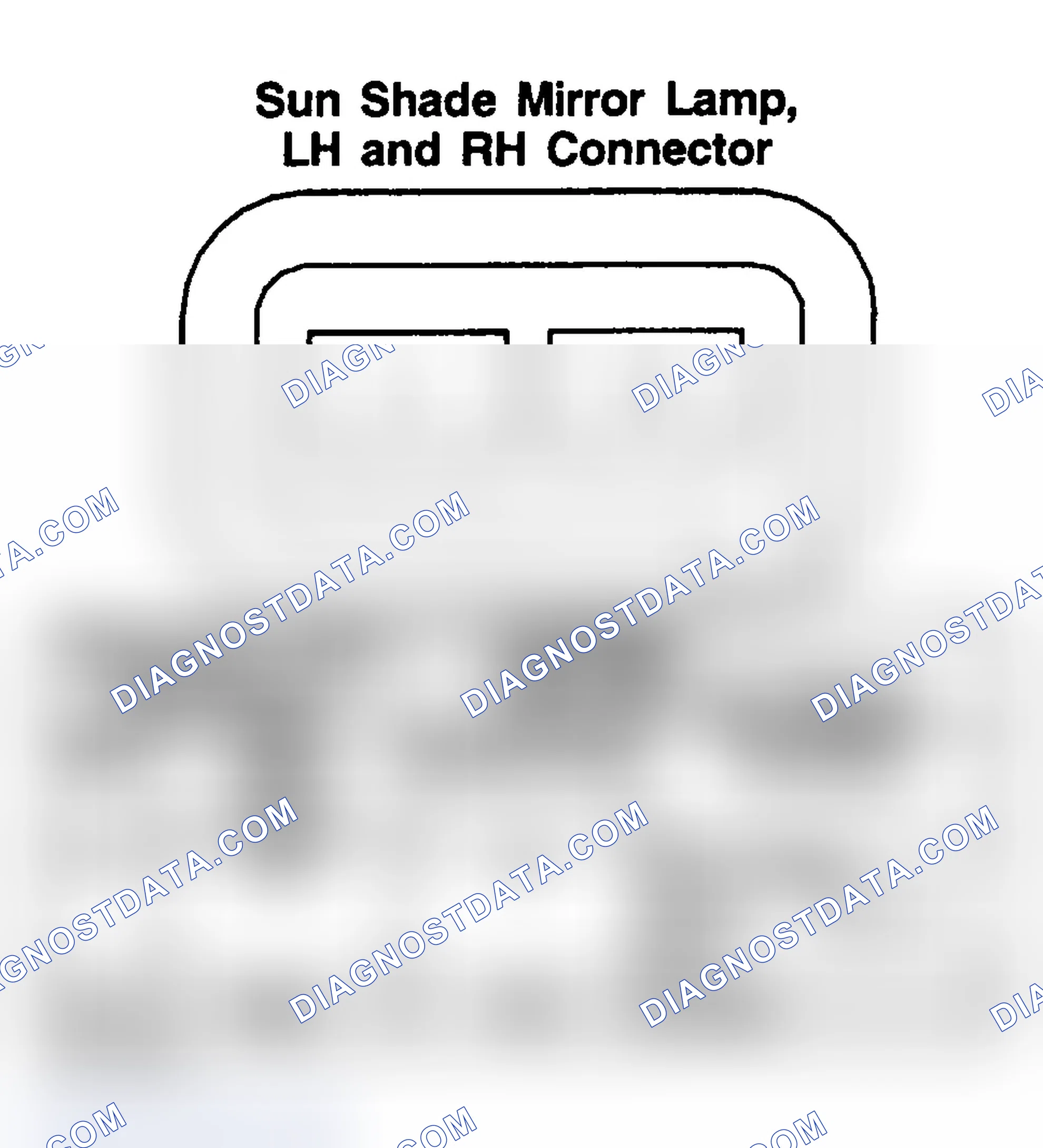 Scheme 247: SUN SHADE MIRROR LAMP (LH & RH)