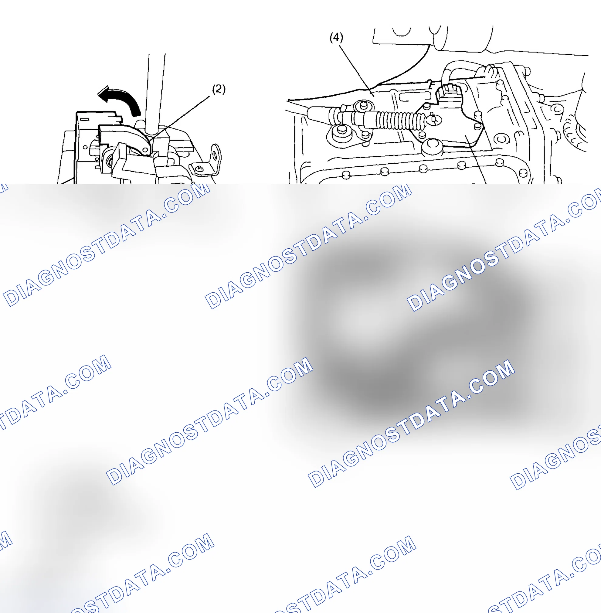 Scheme 54: SHIFT LOCK SYSTEM OPERATION