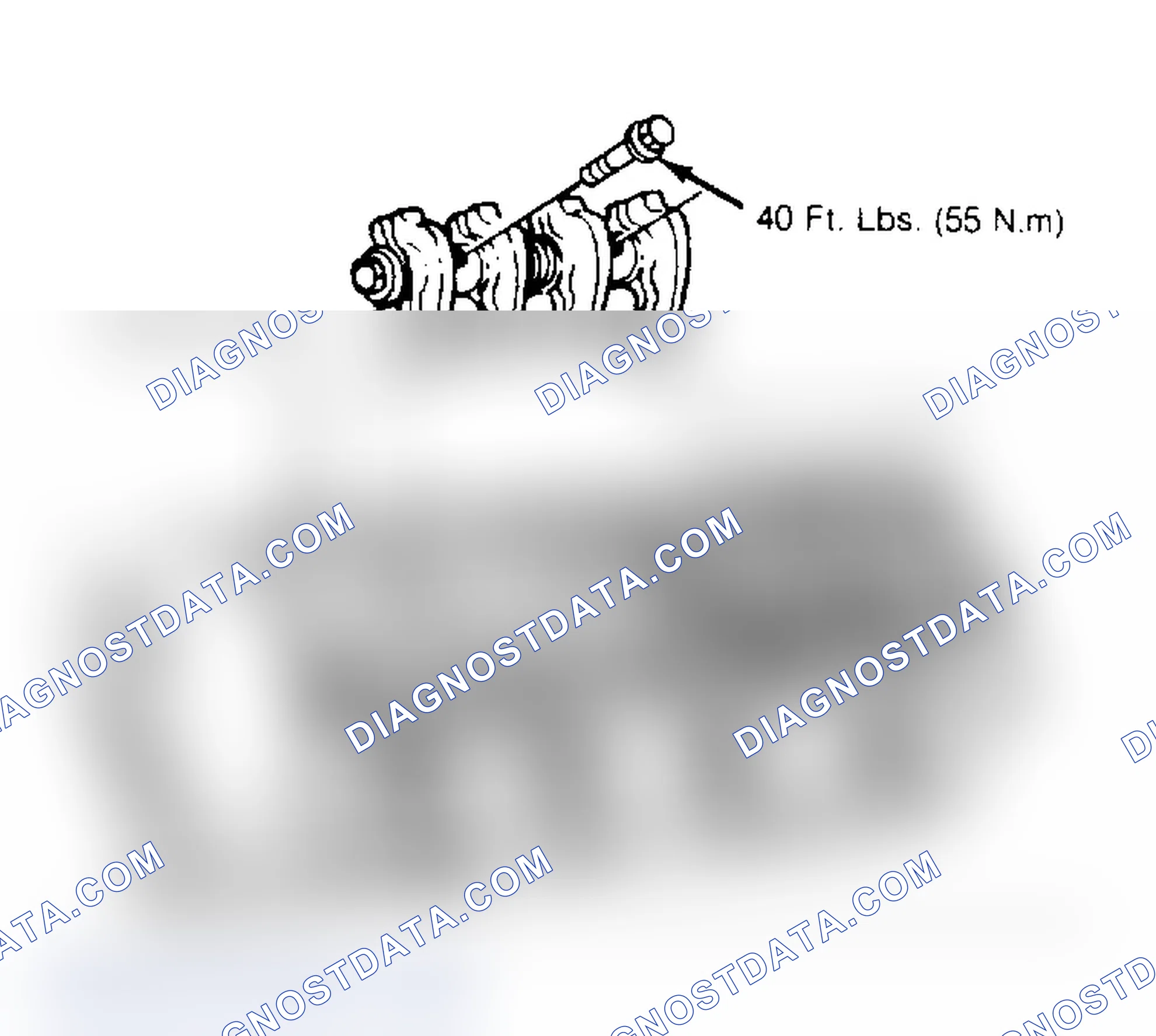 Scheme 36: Rocker Arm Shaft Mounting. Loosen bolts gradually and evenly.