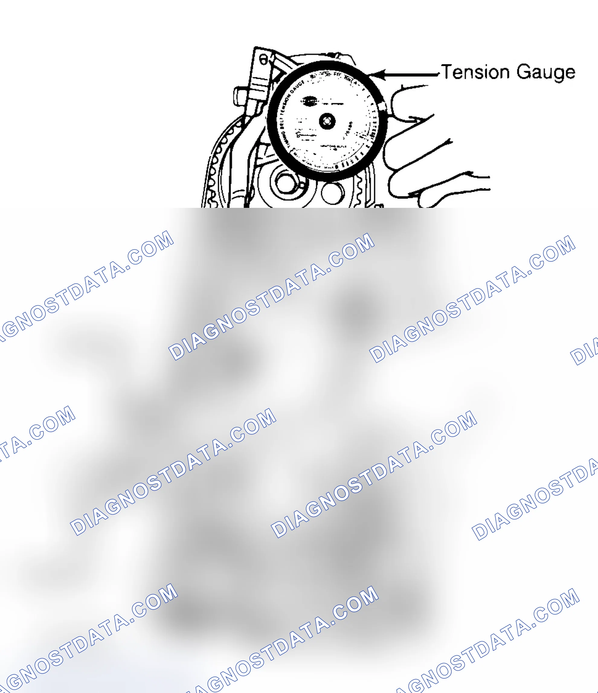 Scheme 28: Adjusting Typical Timing Belt Tension