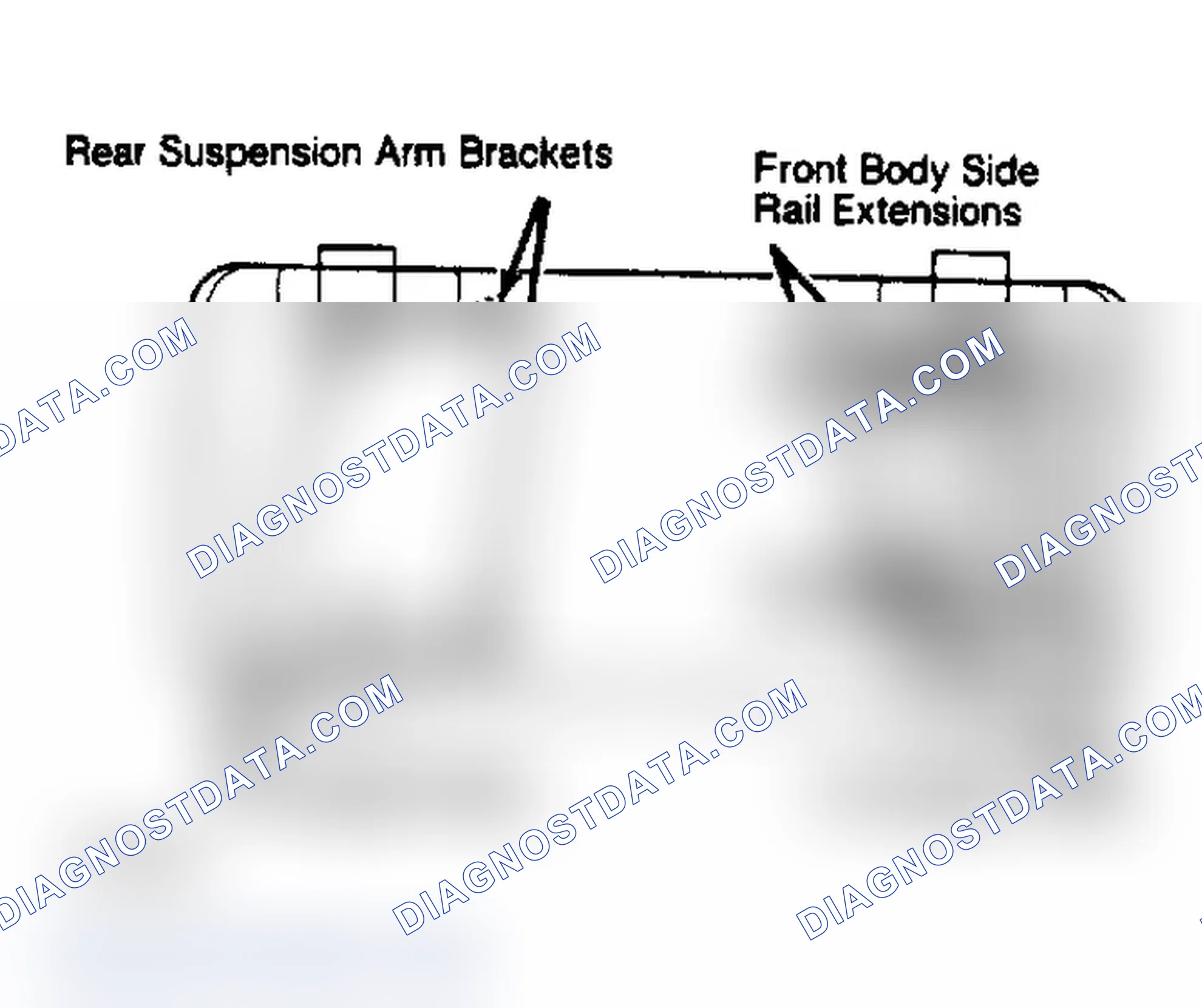 Scheme 6: Lifting Points (Escort, Tempo & Topaz) Courtesy of Ford Motor Co.